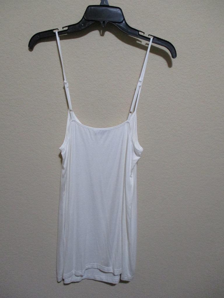 Floryday New With Tags Women’s Size Medium Solid White Tank Top Adjustable Strap