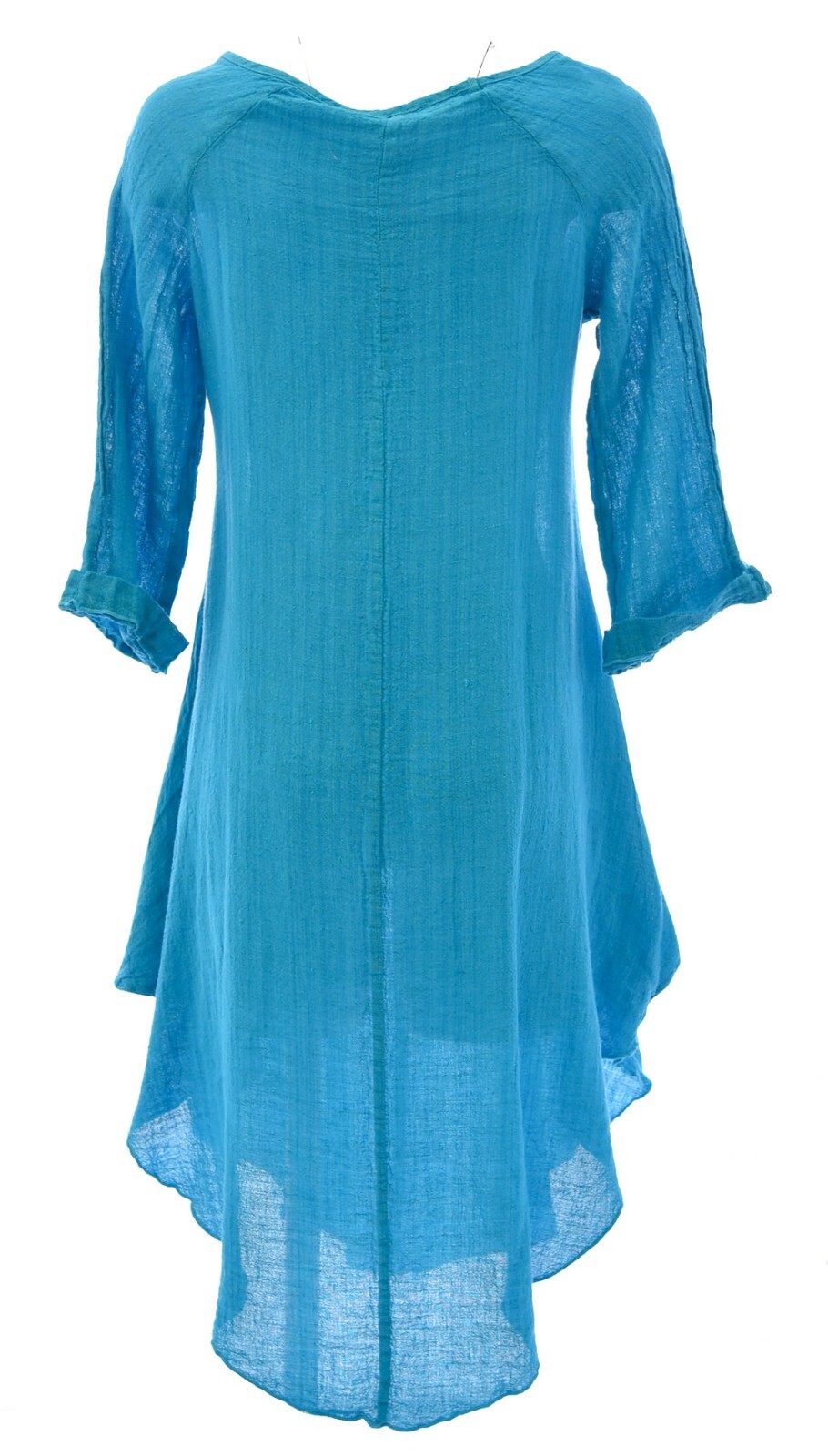 LUUKAA Linen Gauze A5010 Lagenlook BUTTERFLY TUNIC TOP (sizes S – 3XL) 3 COLORS