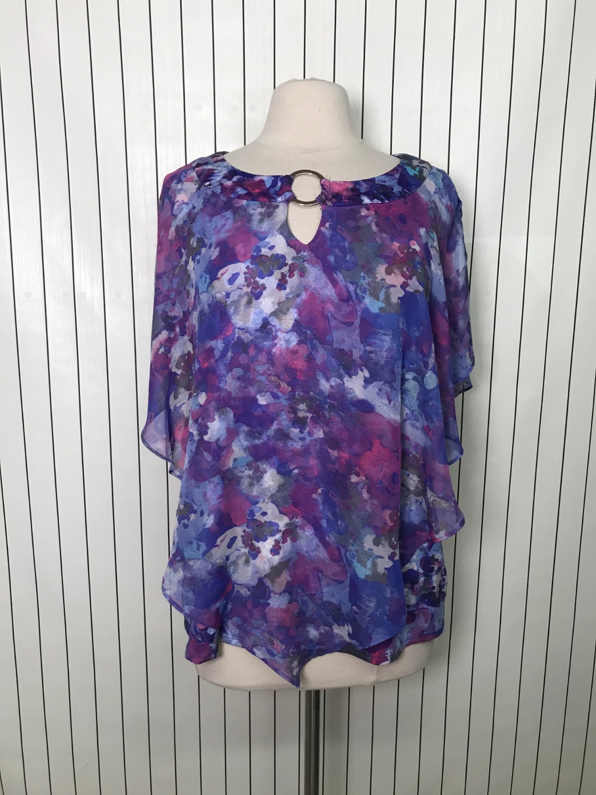 Studio Works Women’s Blouse Multicolor Size L