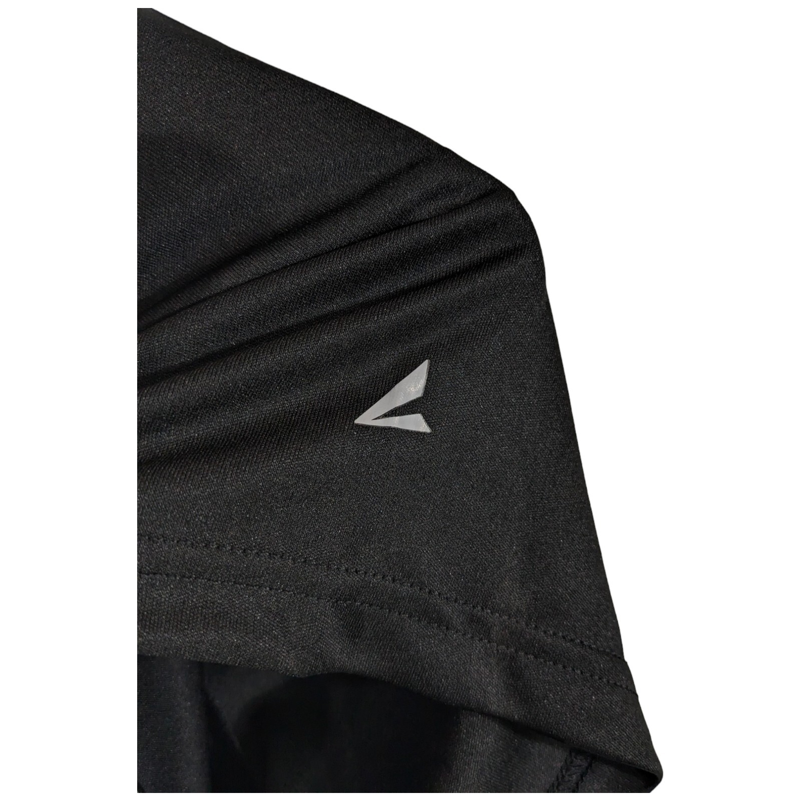 Womens Plain Black Long Sleeve Tee Shirt with Short Top XL Pullover Lightweight