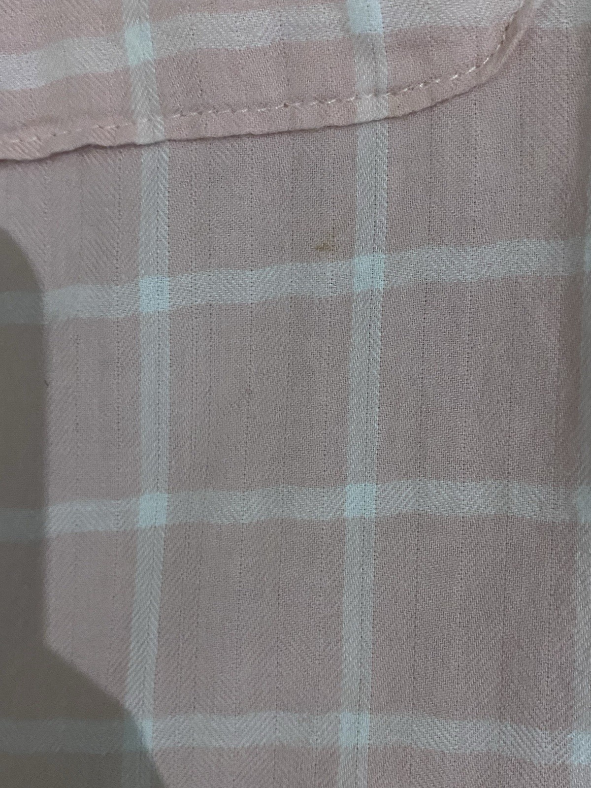 Abercrombie & Fitch Pink White Plaid Button-Down Collared Shirt Womens S
