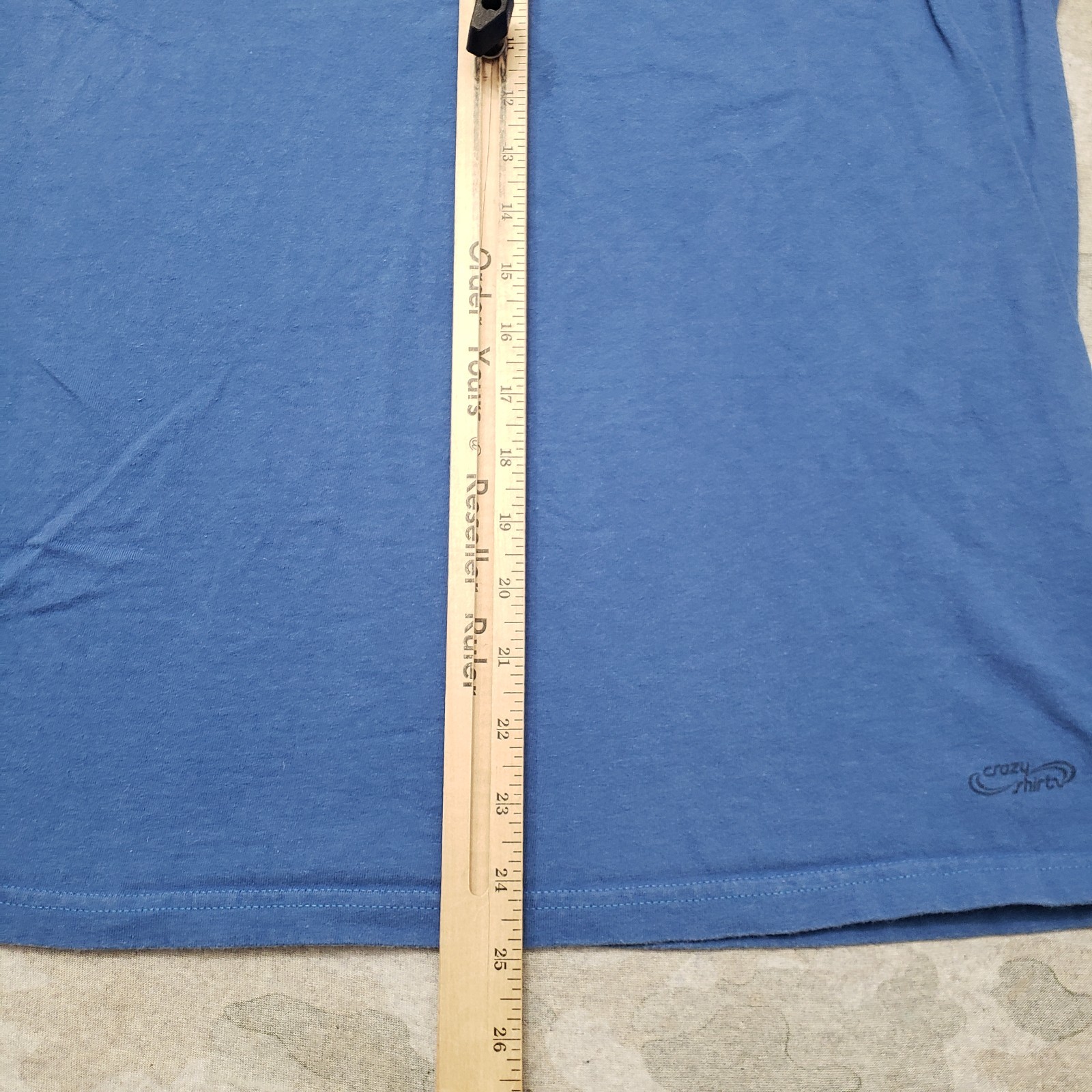 Crazy Shirts Top Womens XL Blue Short Sleeve Cactus