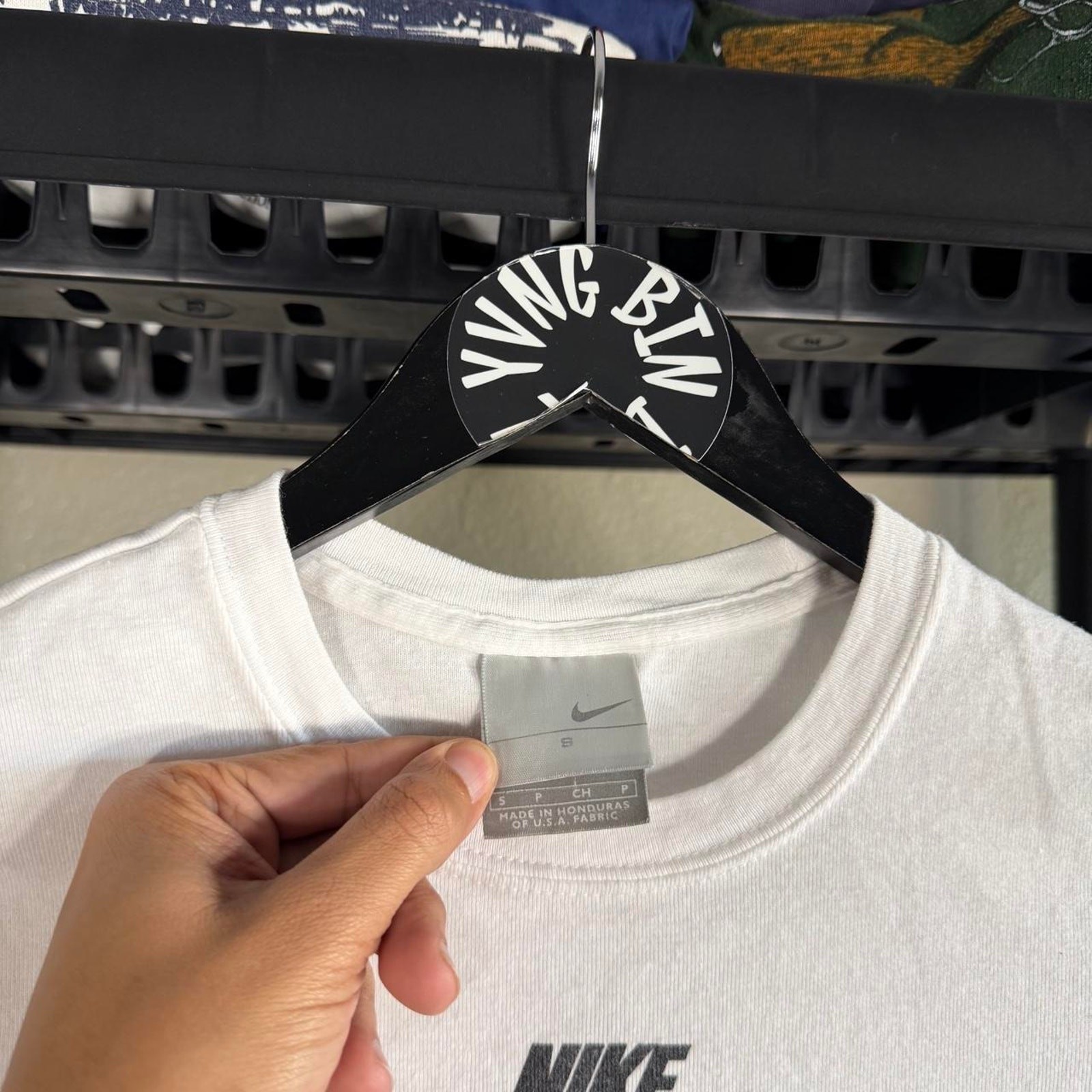 Vintage Nike Womens Tee Shirt Size S Black White Y2K Style