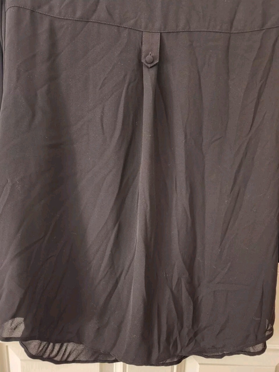 TORRID HARPER Black Split Round Neck 3/4 Roll Tab Sleeve Top Sz 2 2X 18-20