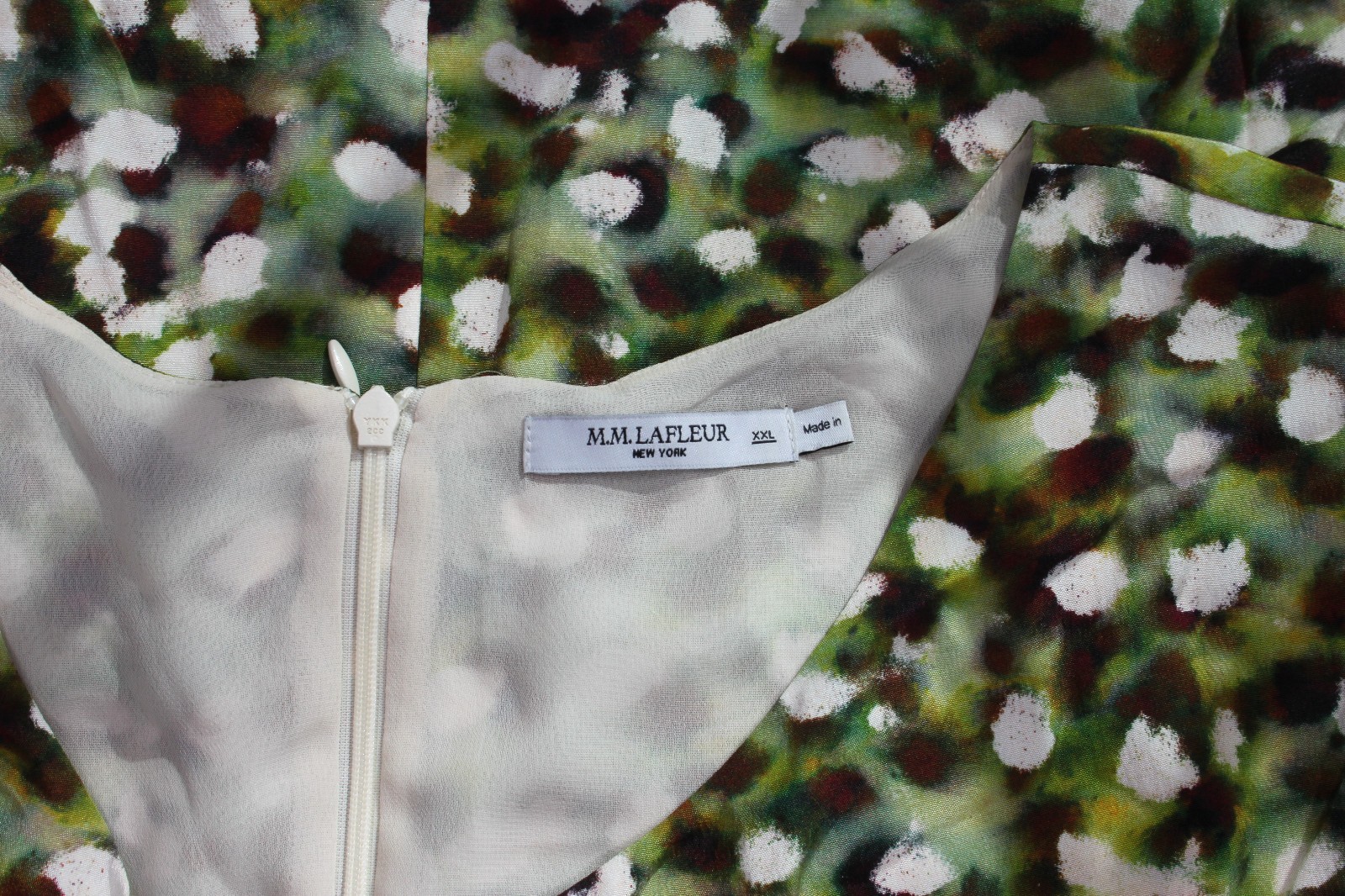 MM.LaFleur New York The Nejvi Top Blouse Washable Silk Size XXL