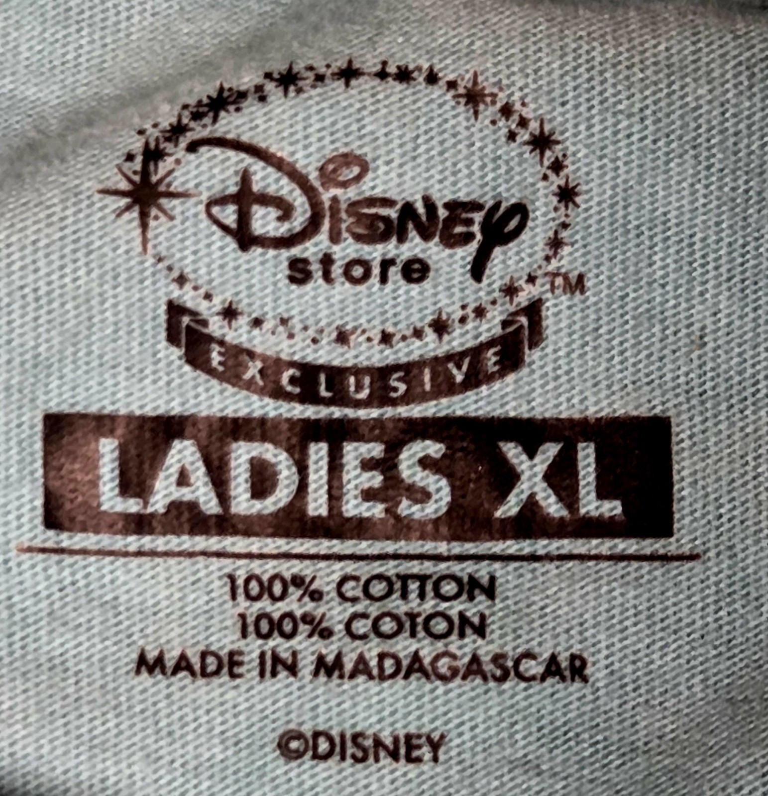 Jasmine Aladdin Womens Size XL Official Disney Store Princess Grpahic T Shirt B5