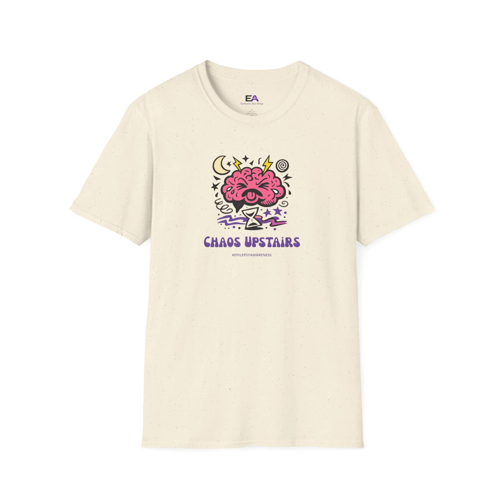Chaos Upstairs Epilepsy Awareness T-Shirt