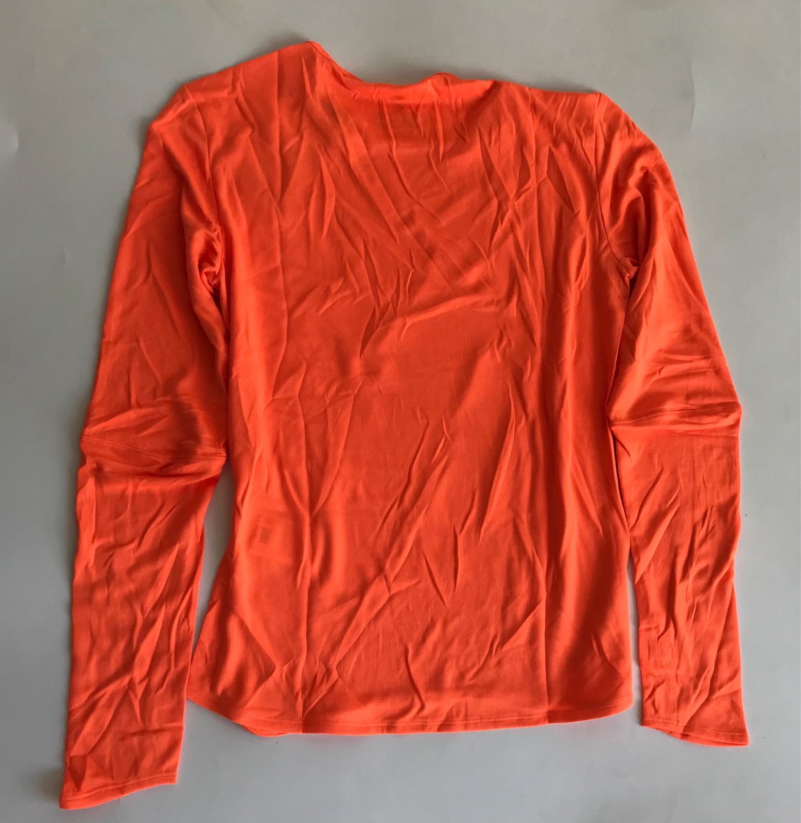 Adidas Women’s Response Long Sleeve Shirt Climalite Tee CF2122 Orange Size XS