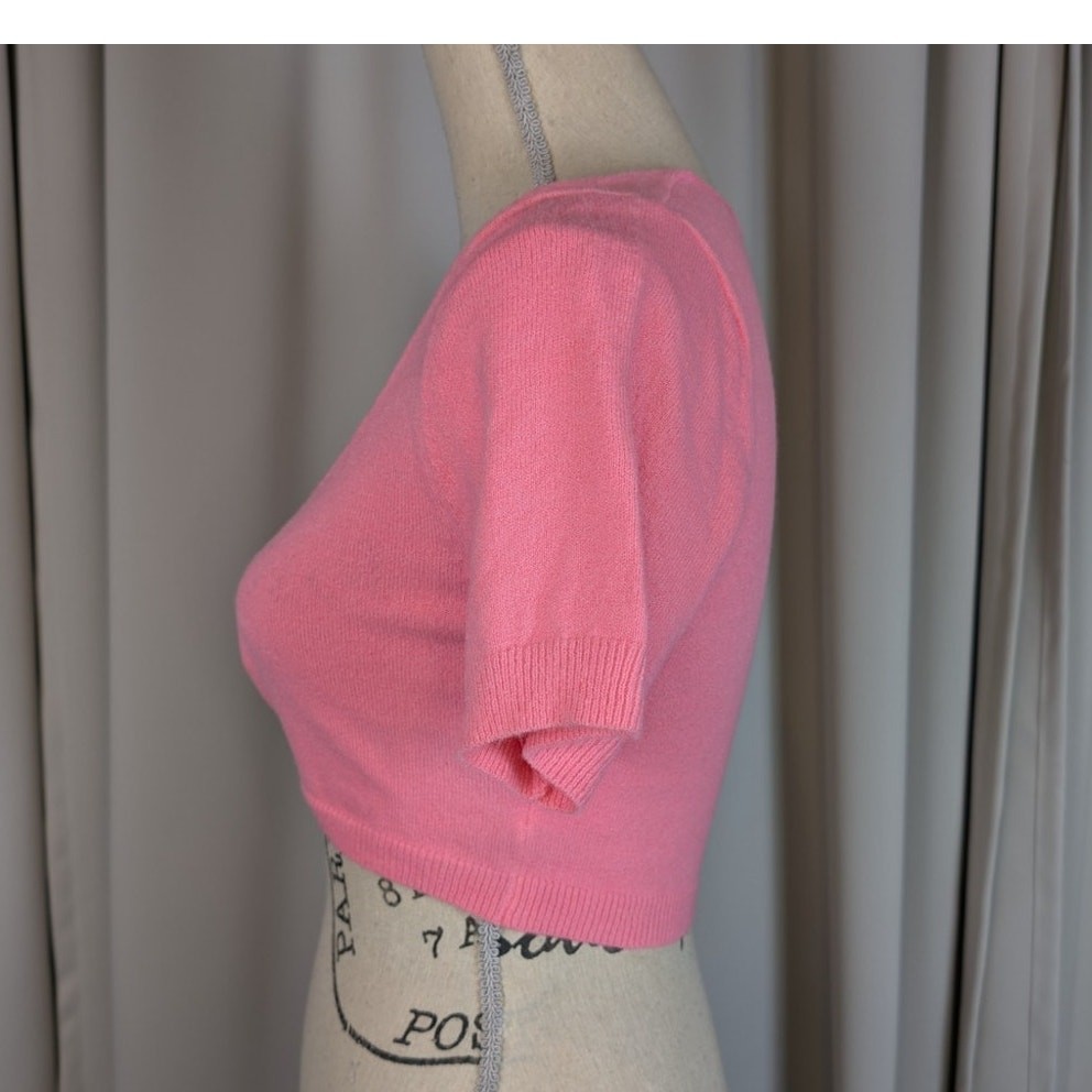 Tic Toc Pink Cutout Knit Crop Top – Y2K Style Baby Tee