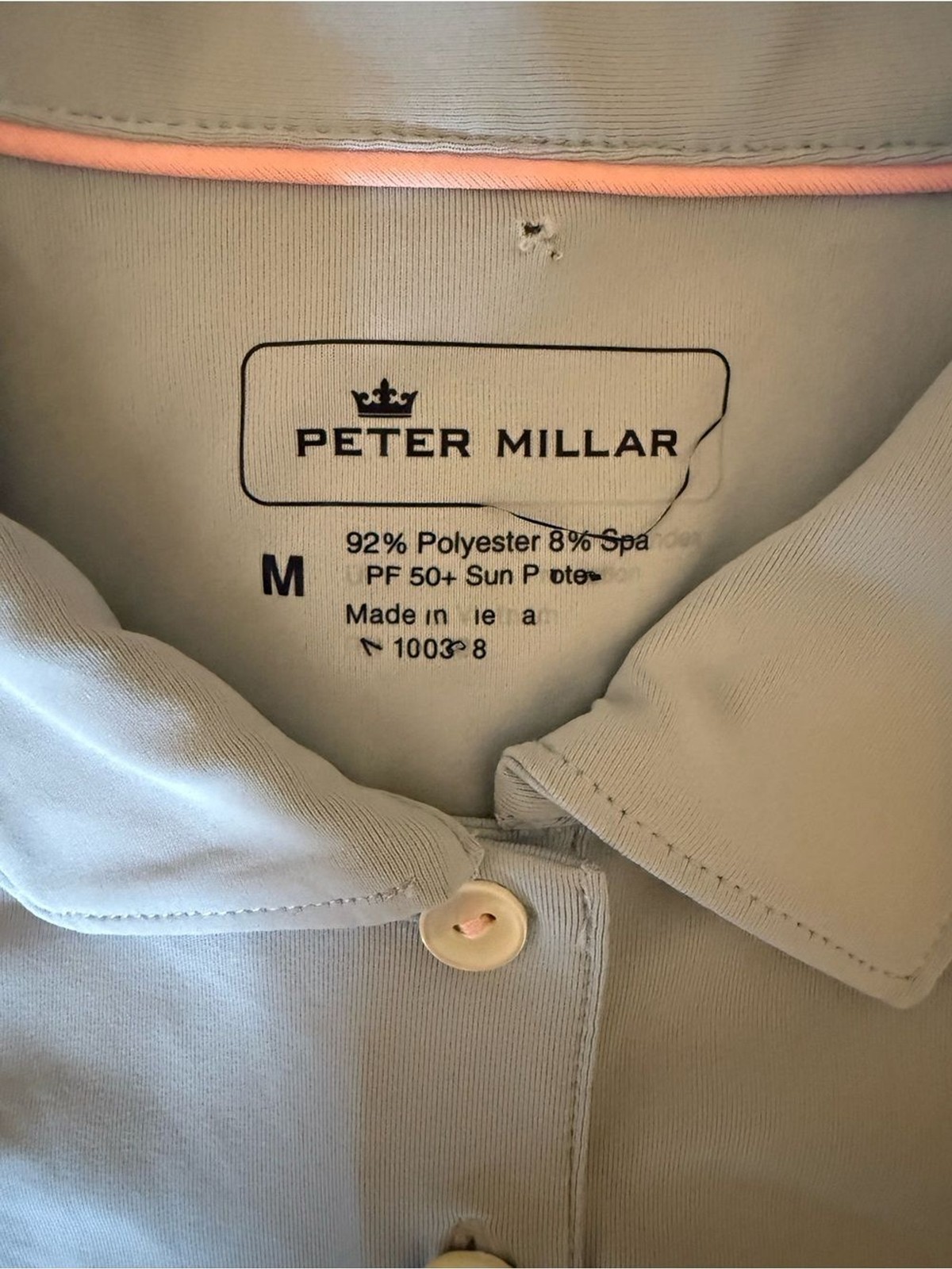 Peter Millard Long-Sleeve Light Blue Polo Top – Women’s Classic