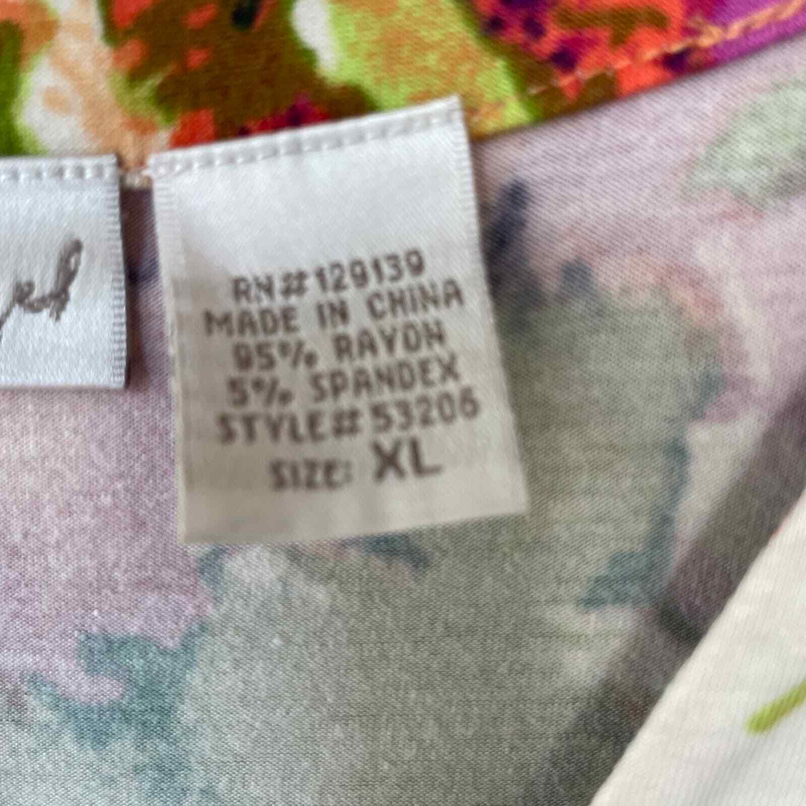 Spiegel Size XL Stretch knit Buttondown top