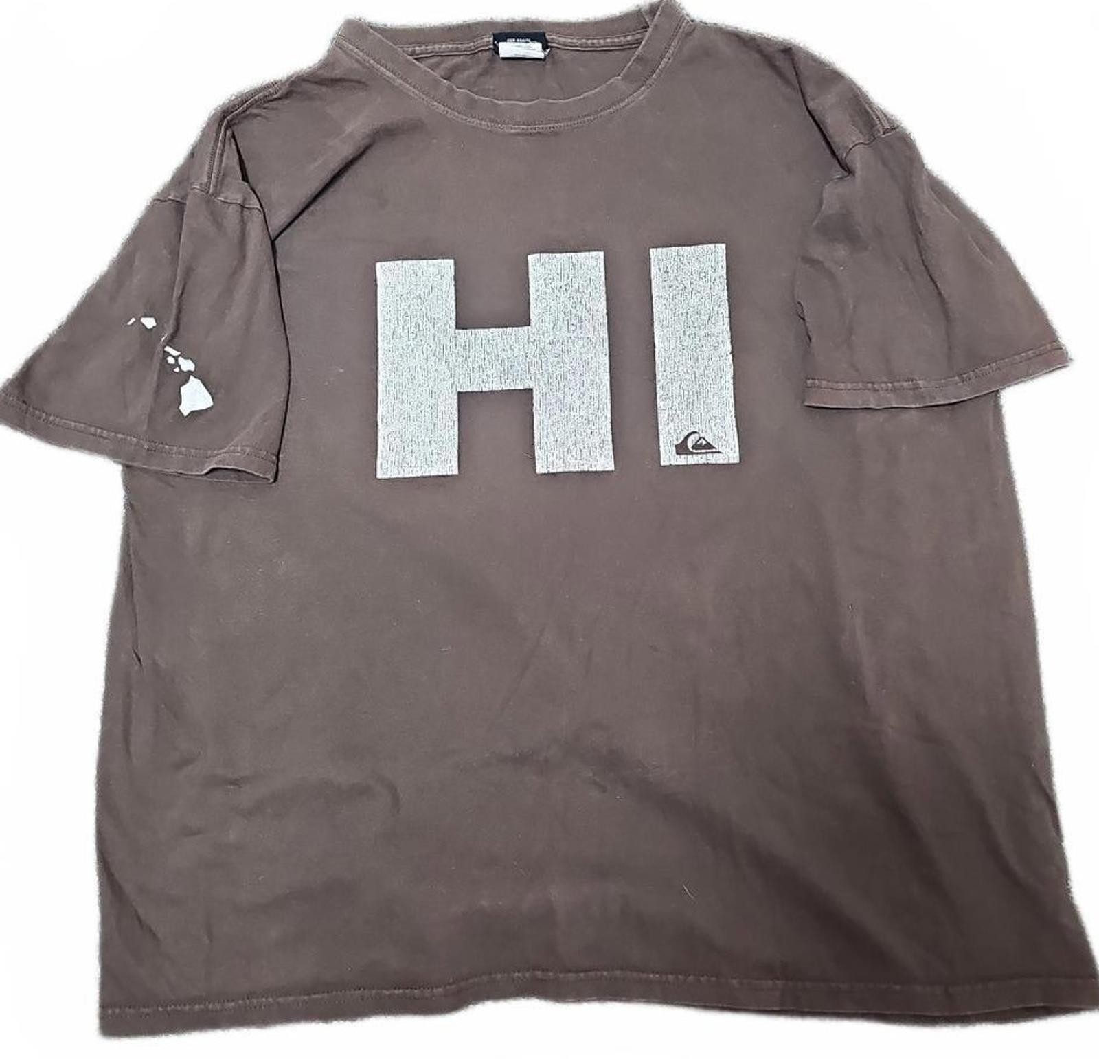 Quicksilver slightly cropped Hawaii short sleeve tee size XL