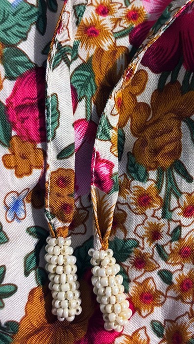 NWT! WALKER & WADE RED PINK BLUE GREEN FLORALS RUFFLE COLLAR SHIRT TUNIC TOP XL