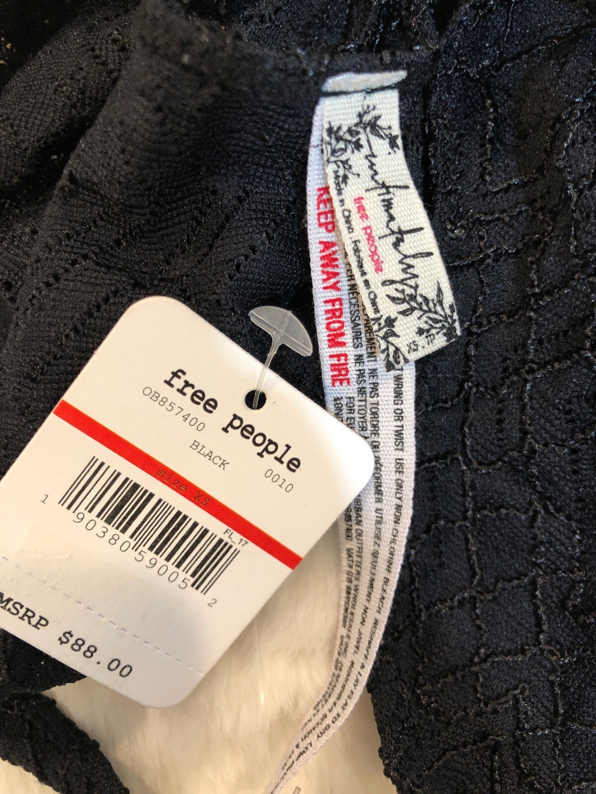 NWT $88 Free People Intimately FP Everyday Okay Thong Bodysuit [SZ XS ] #1540