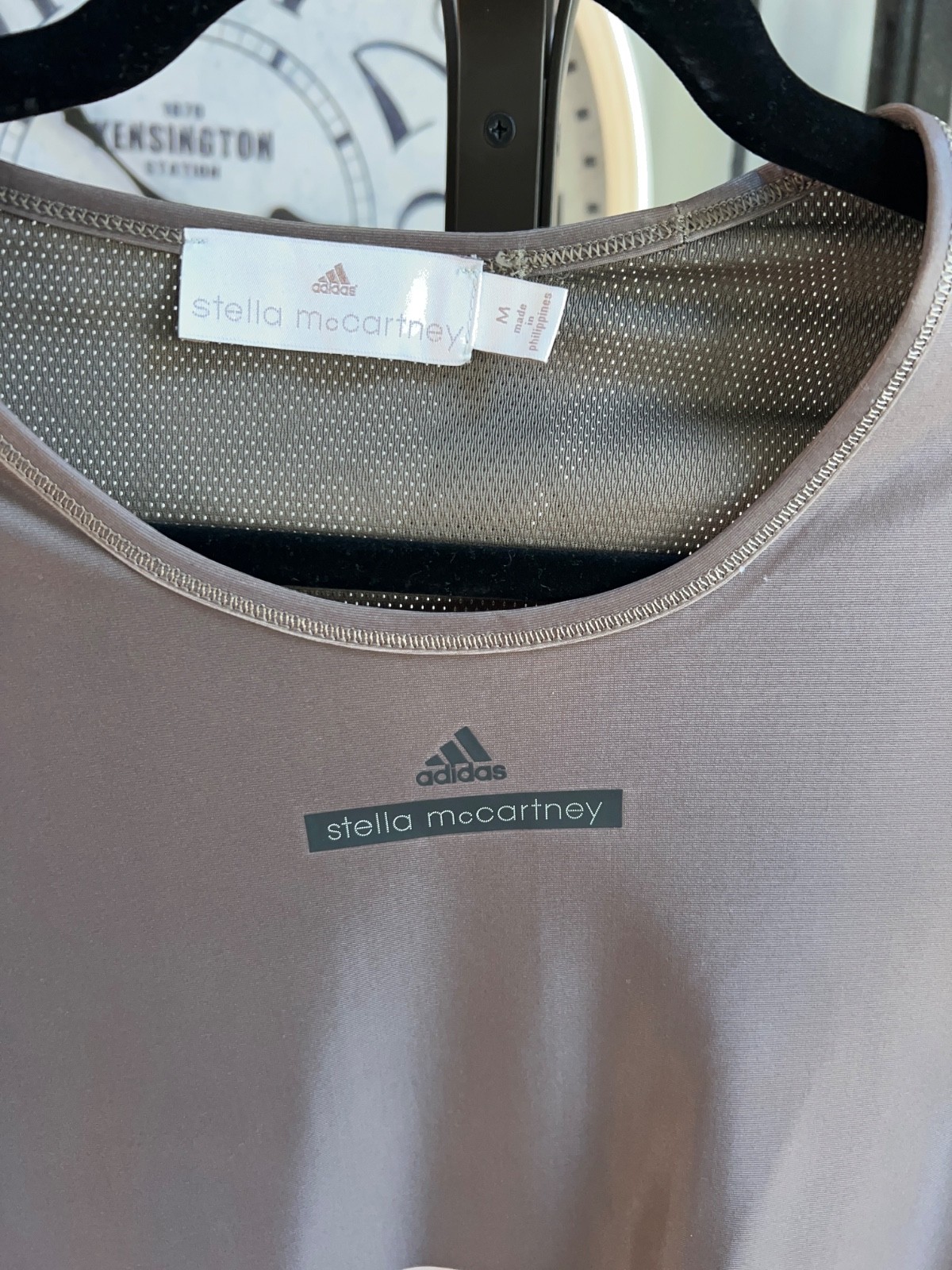 STELLA MCCARTNEY x ADIDAS Techfit dri-fit long sleeve tee – gray – M
