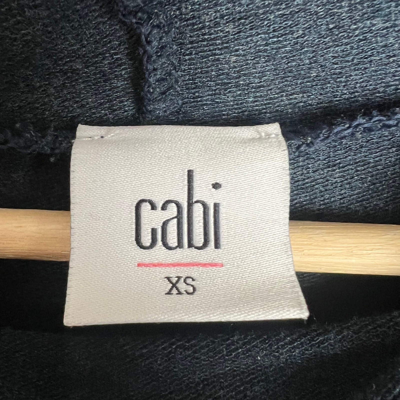 CAbi Womens XS Midnight Blue Turtle Tee Cowl Neck Tunic Long Sleeve Top