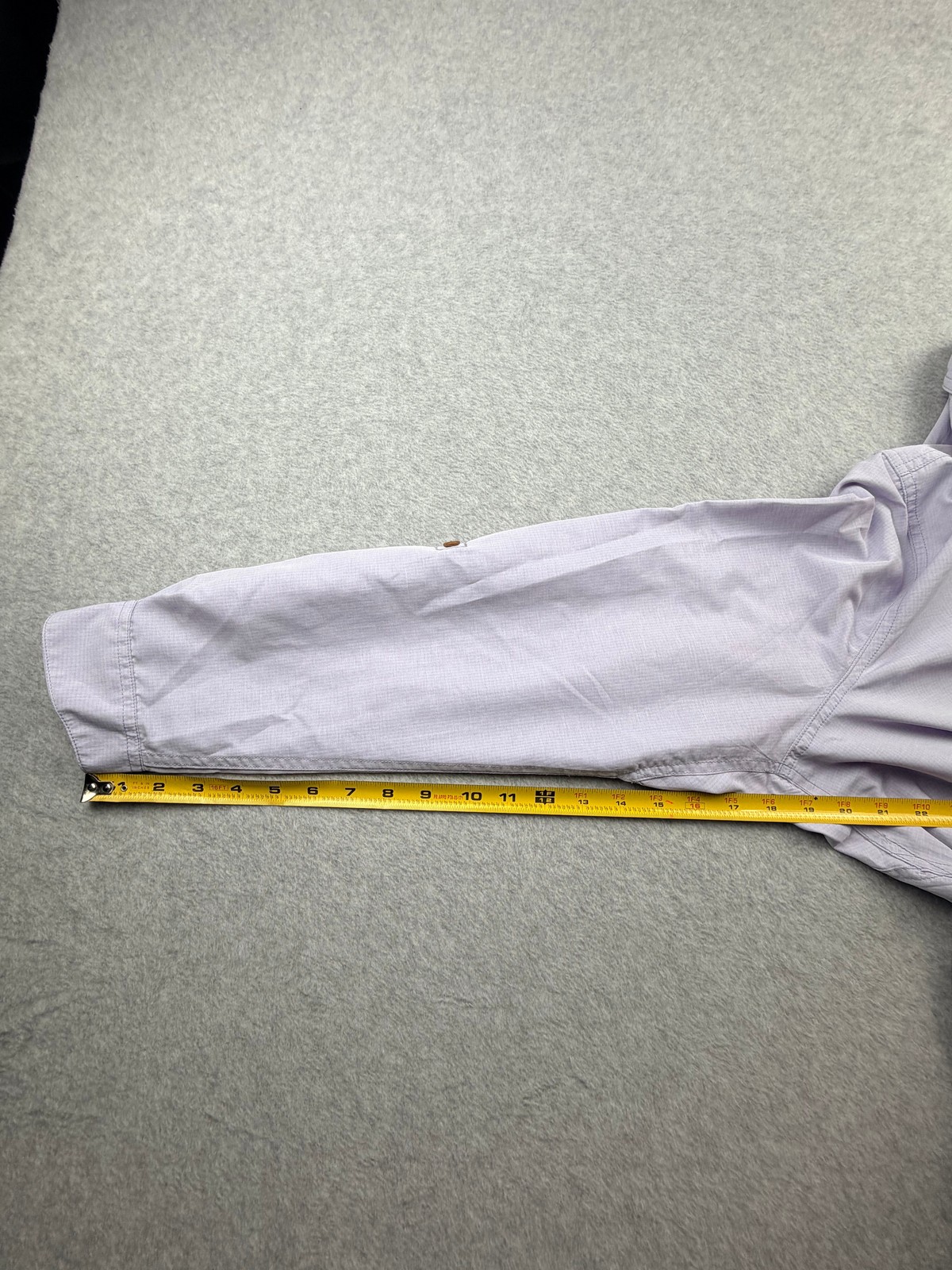 Duluth Womens Long Sleeve Button Up Shirt XXL Lavender Polyester Nylon Outdoor