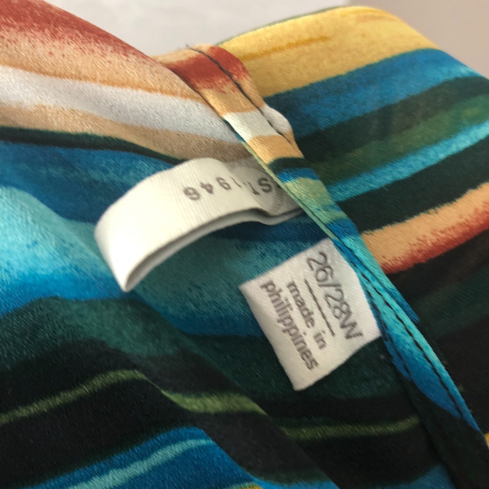 Cato Women’s Size 26/28W Striped High Low Blouse Dolman Sleeve V Neck Shirt