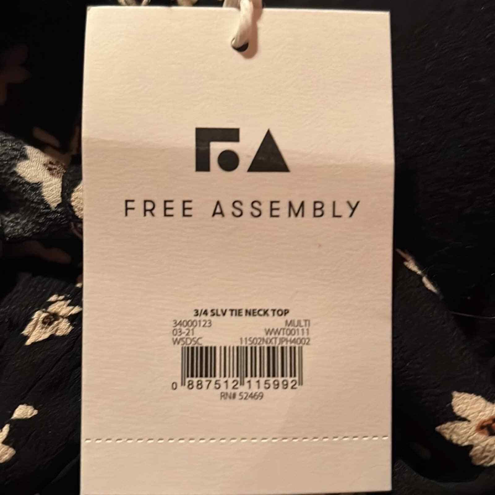 Free Assembly top
