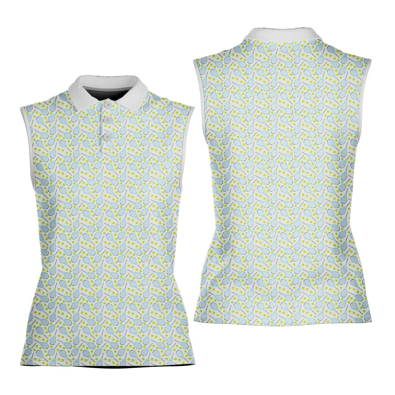 Tennis Polo Shirt Men Women Sleeveless Racket Ball Sport Summer Top