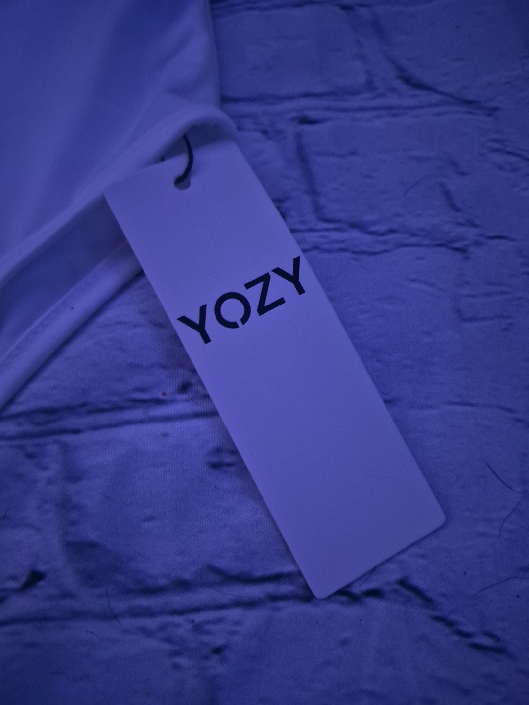 Yozy White Scoop Neck Short Sleeve Bodysuit