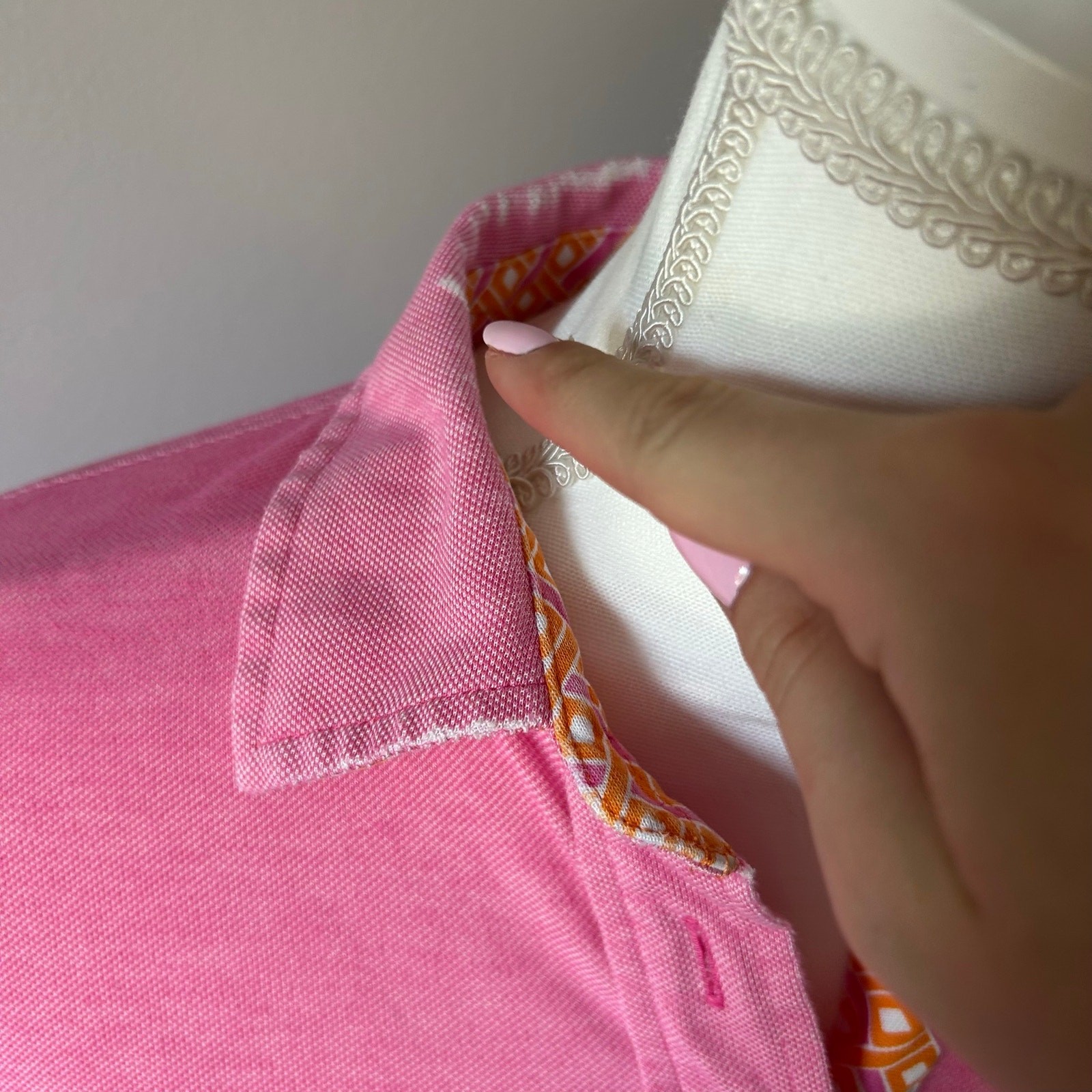 Magnolia Lane Augusta Masters Pink Polo Shirt Women’s Golf Size M