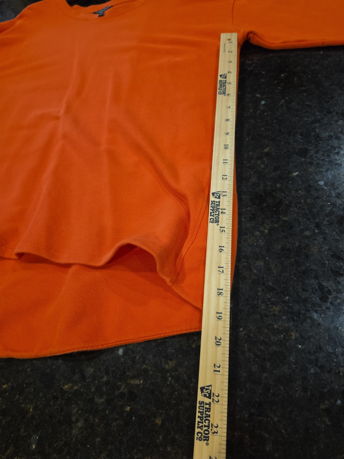 Eileen Fisher XL Organic Cotton Orange Textured Knit Tunic Knit Top Autumn Fall