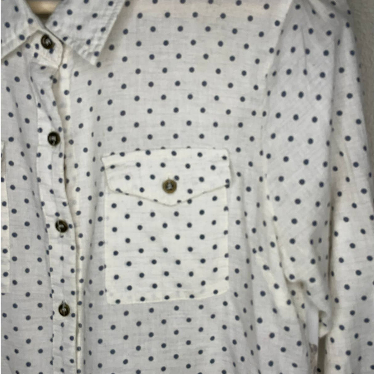 En Creme Shirt Womens Small Multi Print Versatile Casual Career Trendy Classic