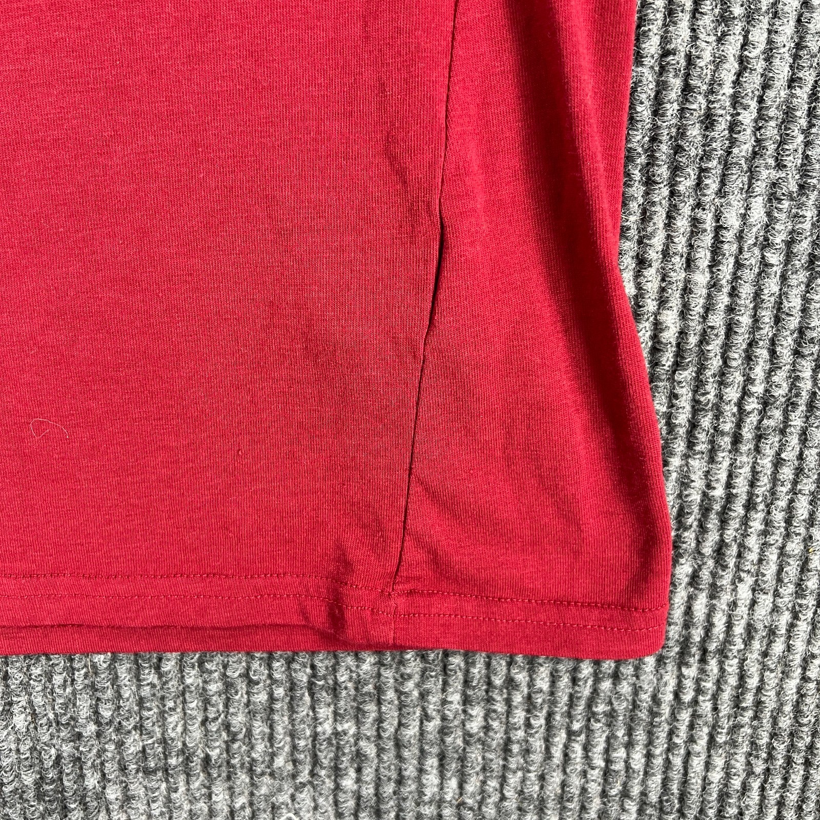 Gymshark Shirt Womens Small Red Seamless Short Sleeve Athletic Training Tee