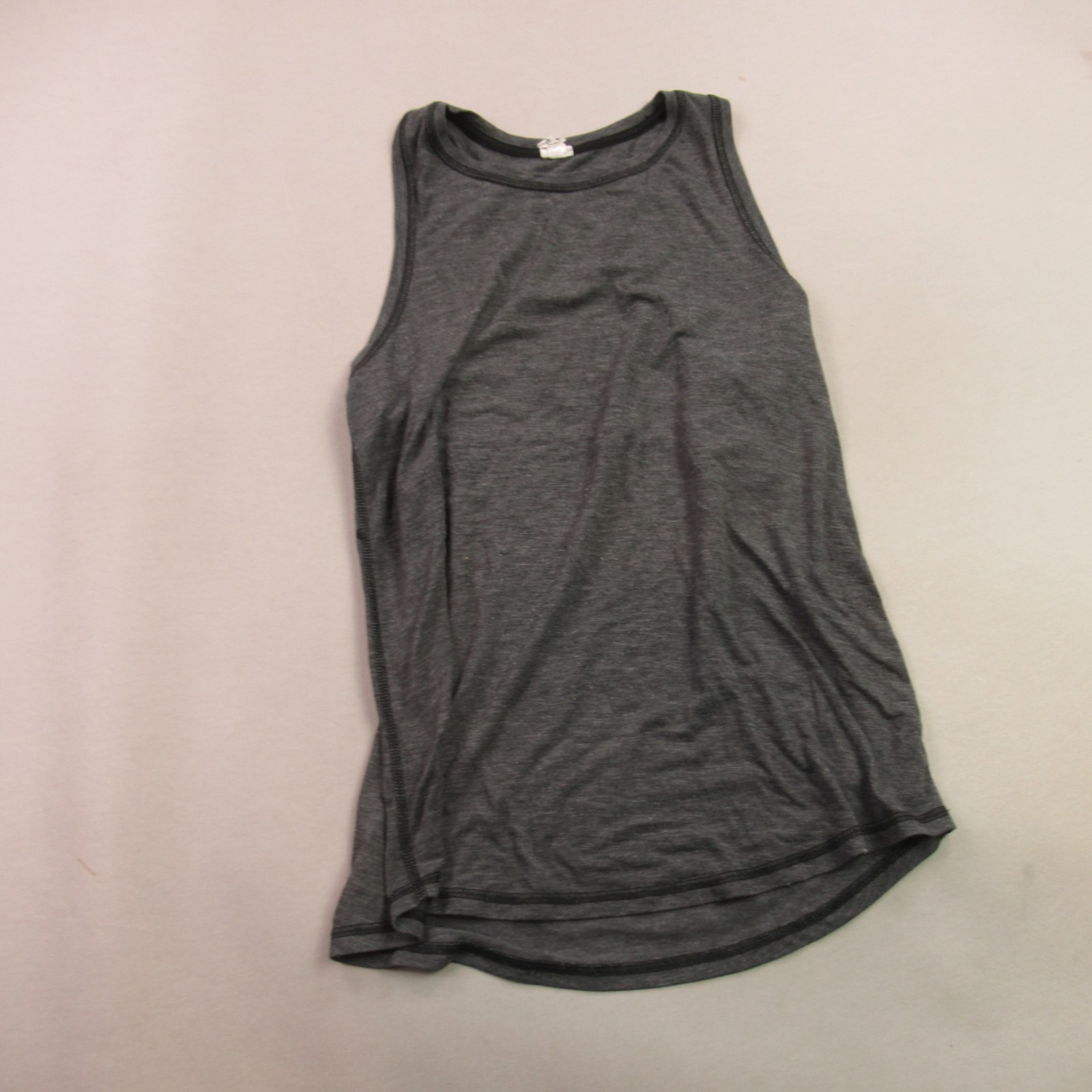 Champion Shirt Womens Small Sleeveless Crew Neck Pullover Lightweight Gray