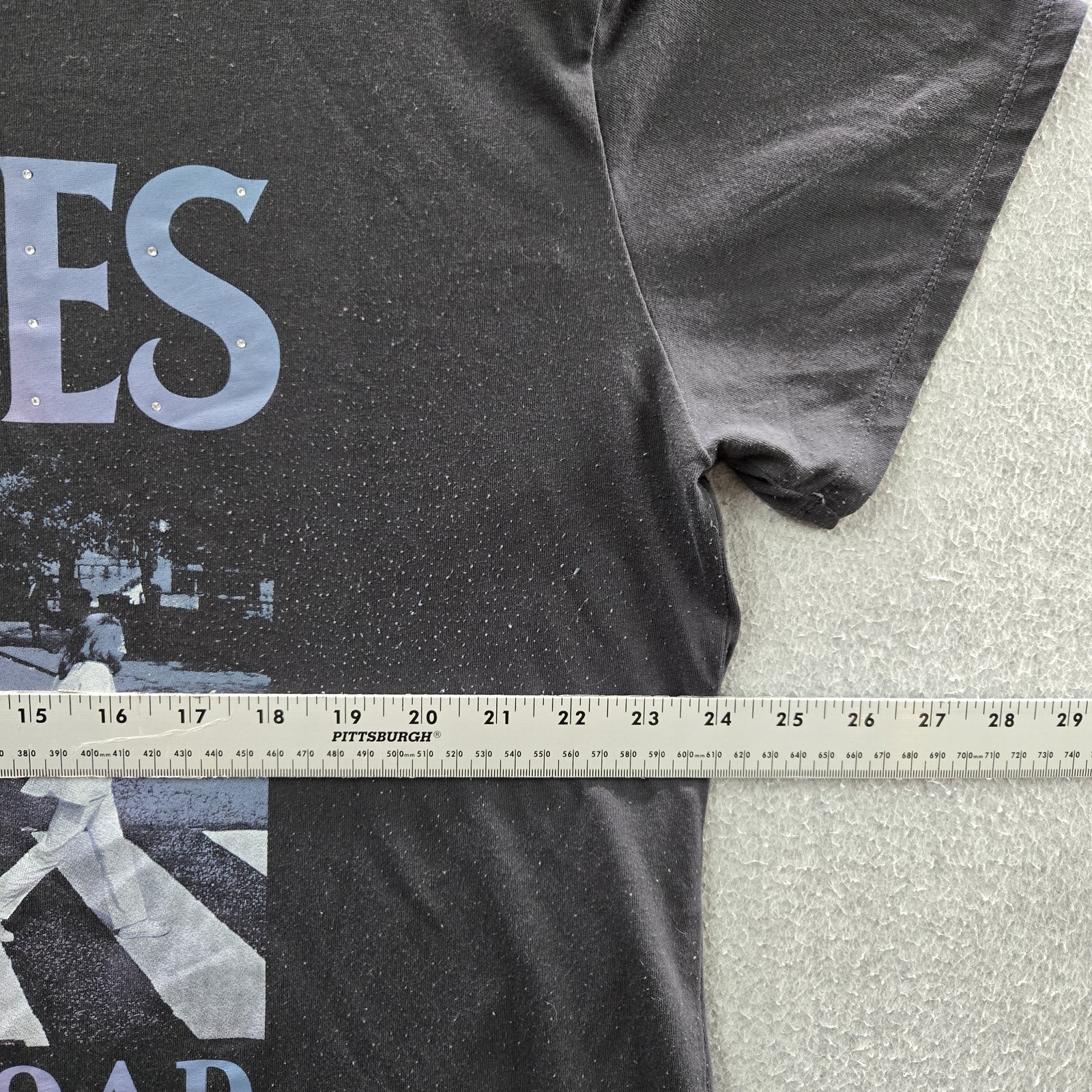 The Beatles Women Shirt Black Graphic Beatles Abbeyroad Short Sleeve