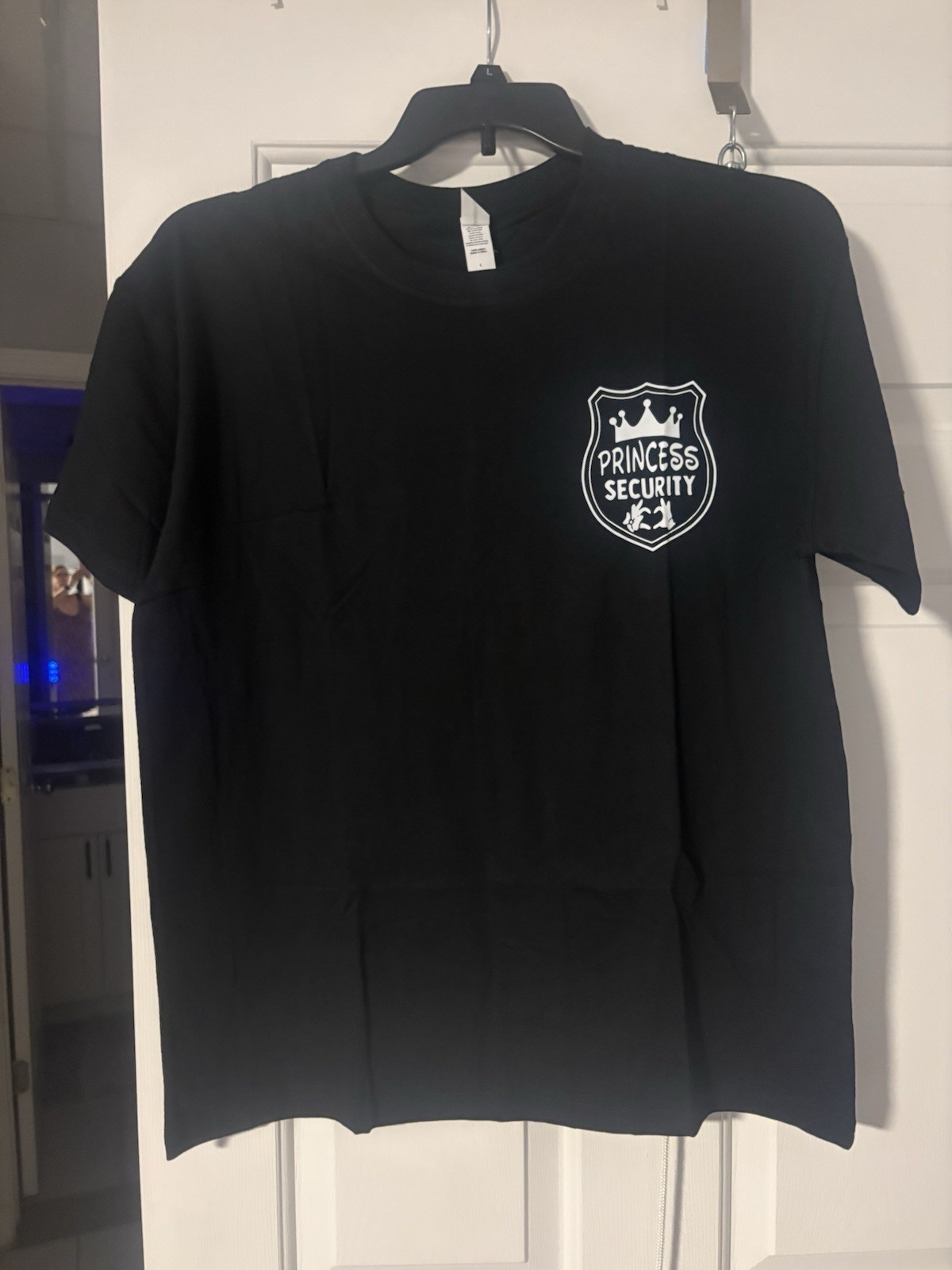 Princess Securit Black T Shirt Size S