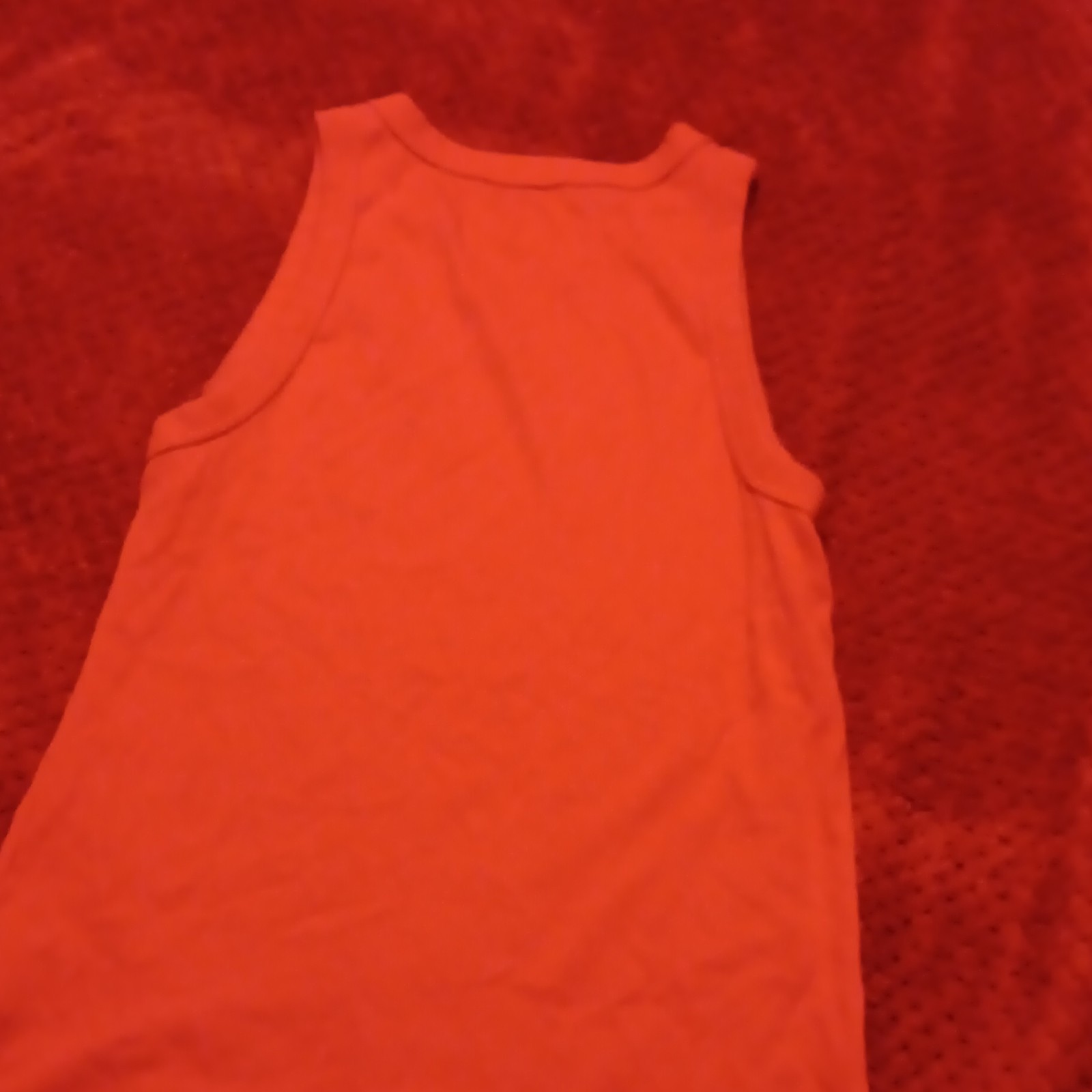 Time And Tru Sleeveless Top Womens L Sleeveless Pullover Red
