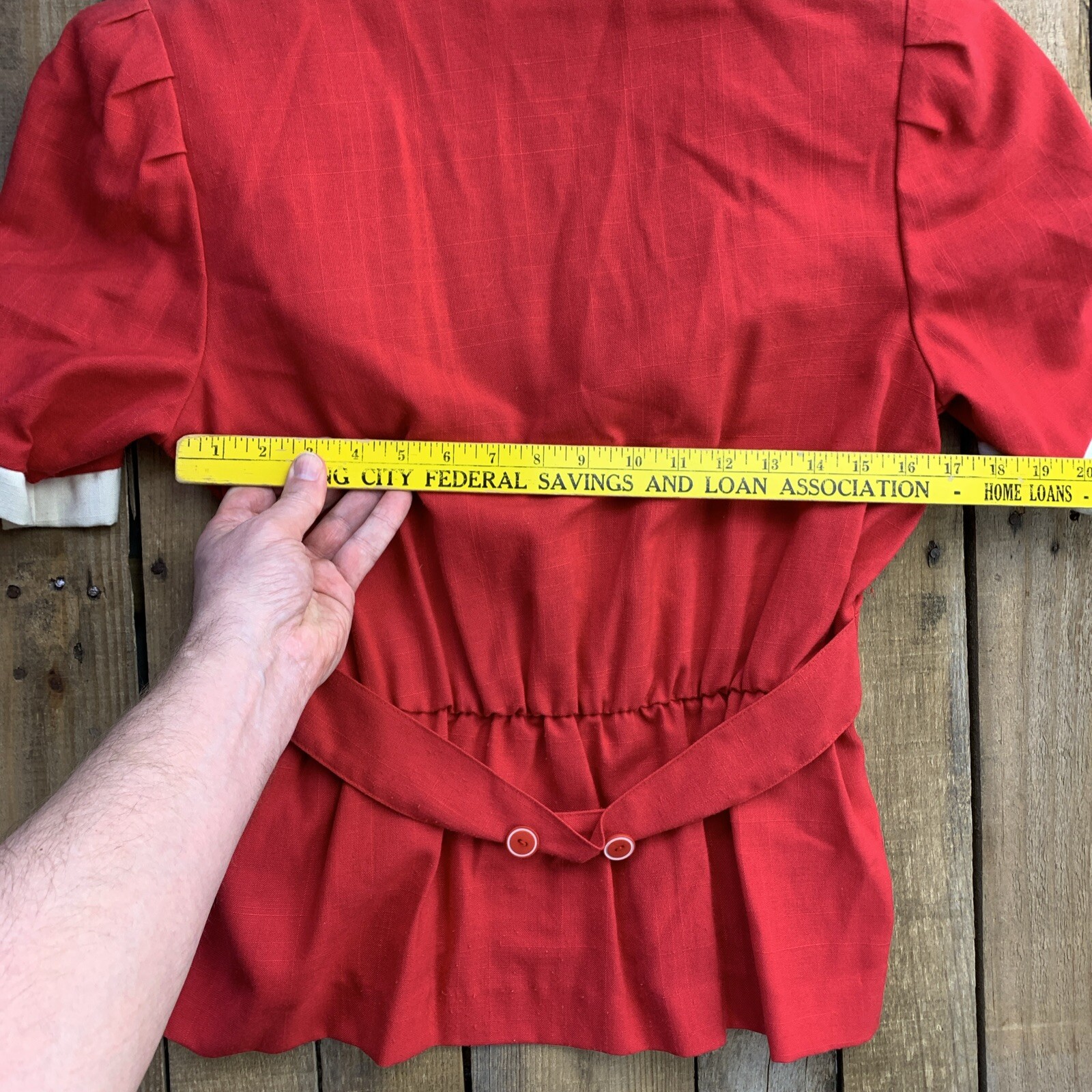 SGS Studio VTG Red Top Womens Size (See Pictures for Measurements)