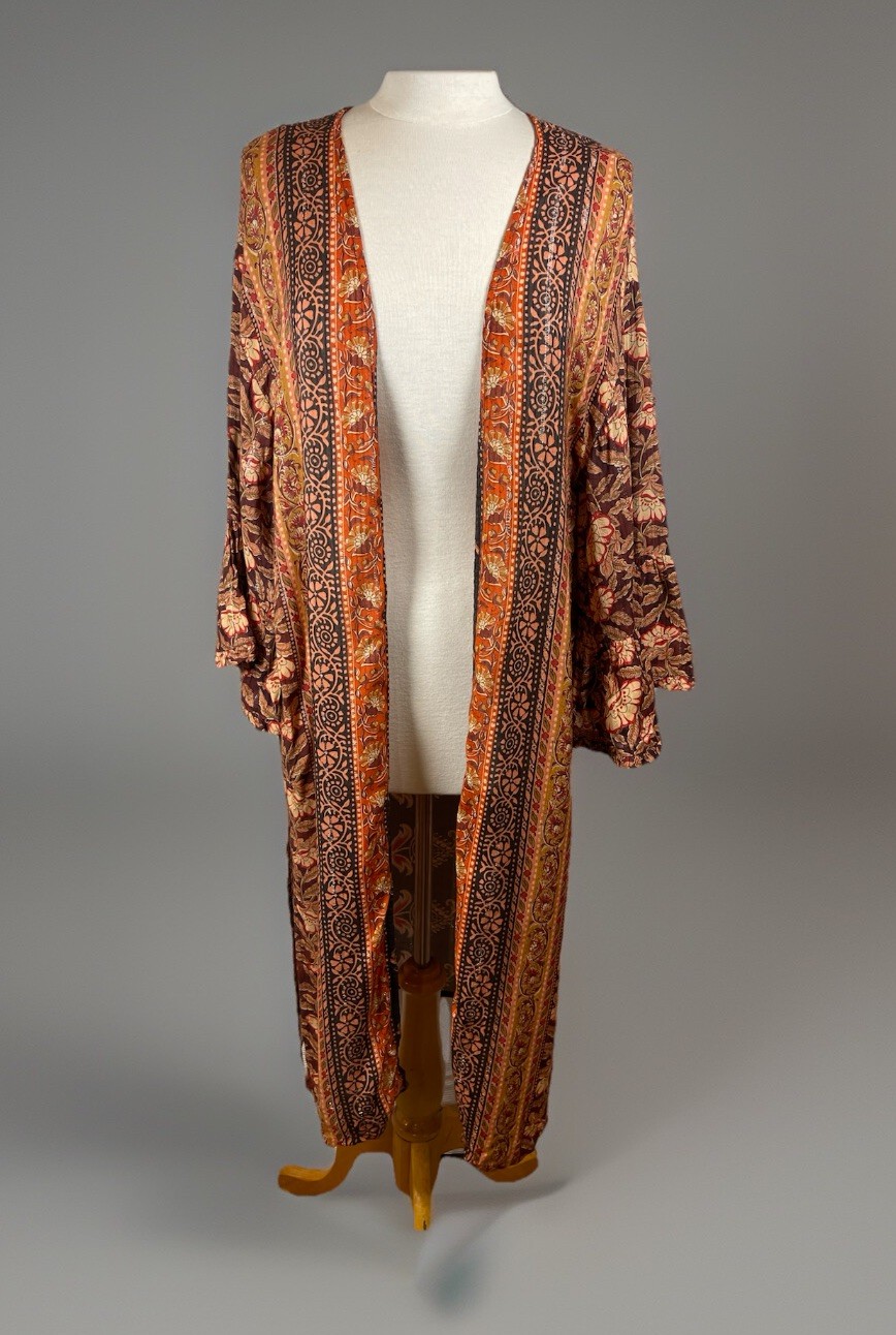 NWT Soft Surroundings Boho Southwest Duster Kimono Cover Up Small