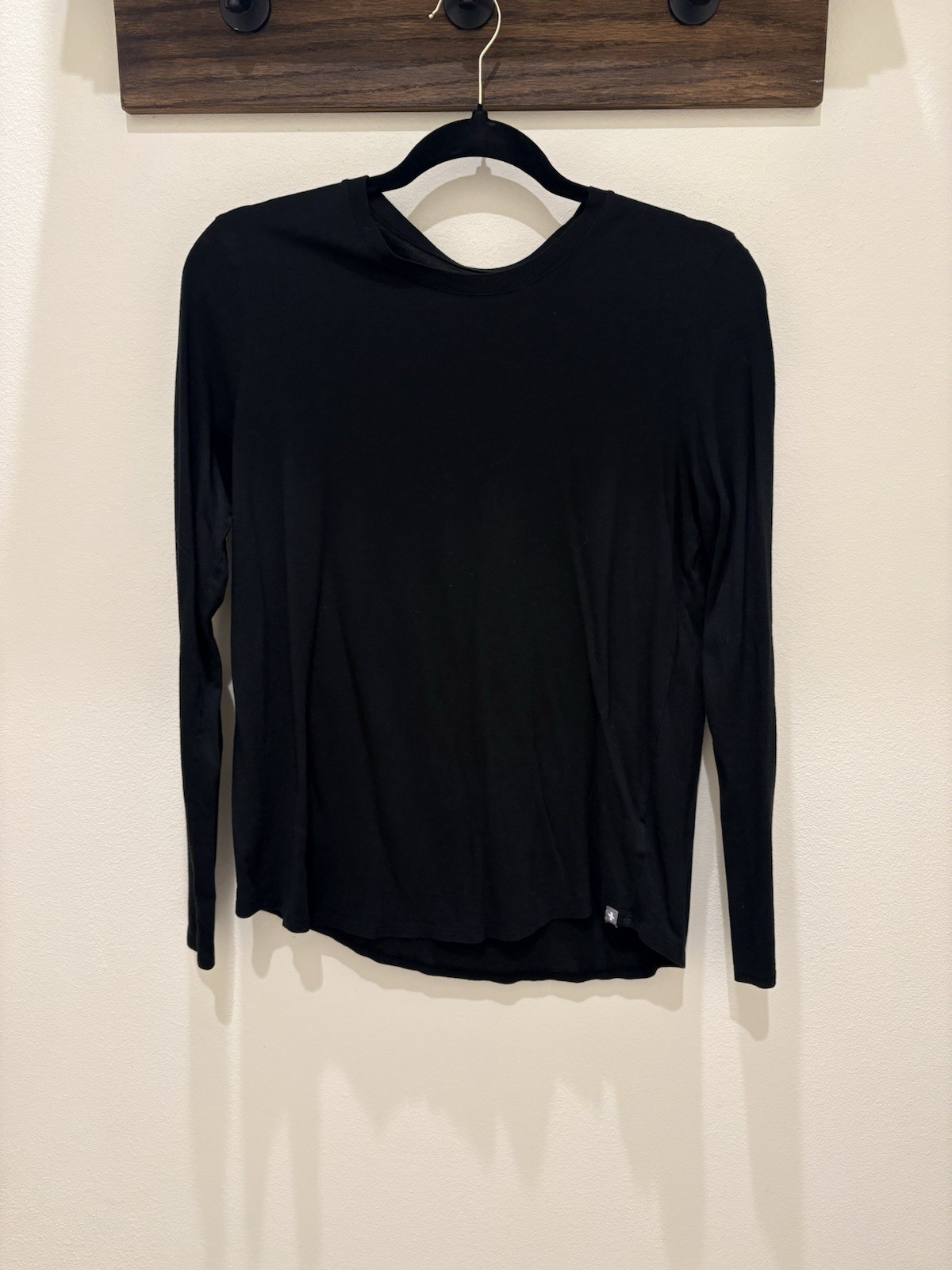Figs T-Shirt Womens Small Black Supersoft Longsleeve Underscrub Tee Shirt Top