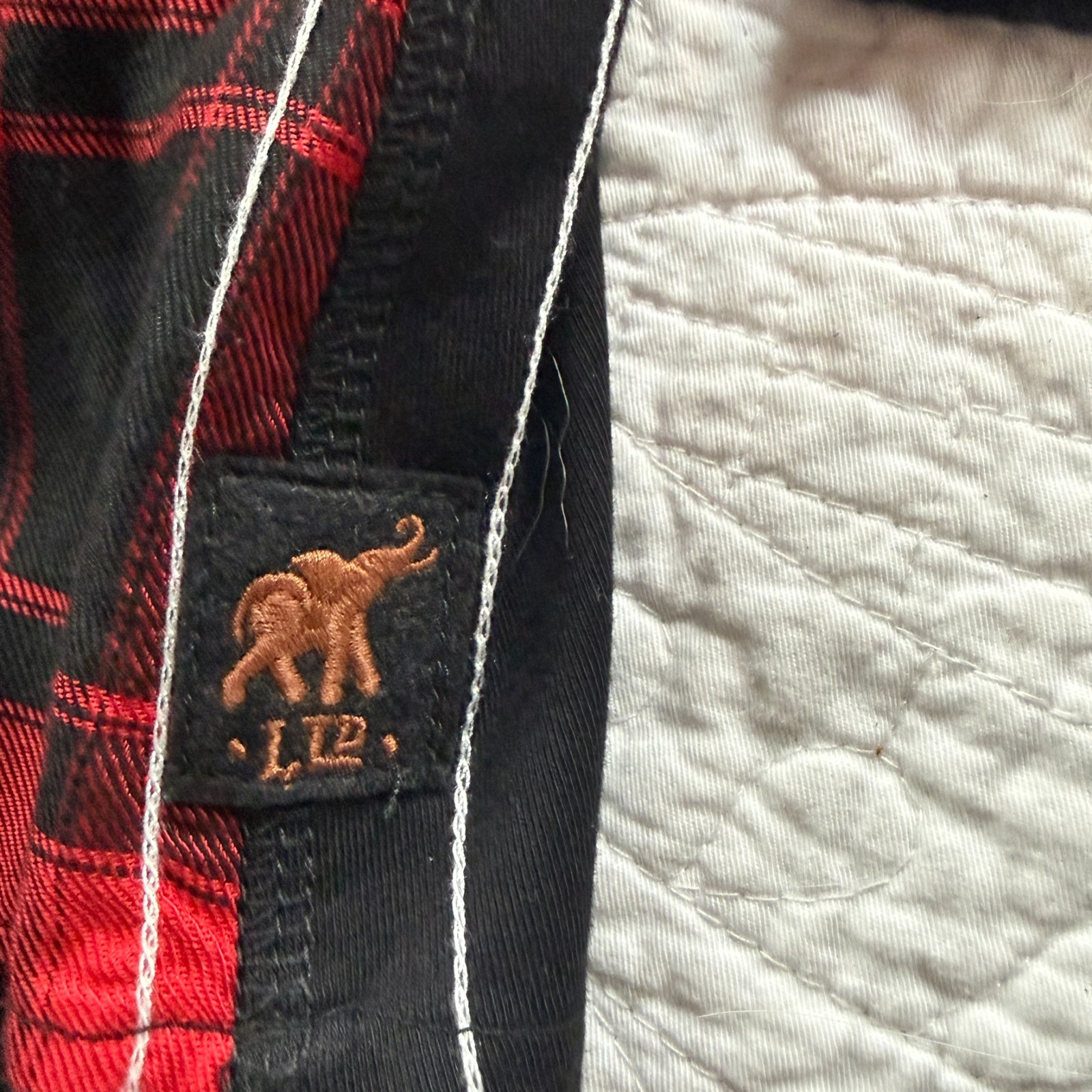 Trunk LTD Def Leppard Adrenalize Red Plaid Button Up Size S Oversized 90s Grunge