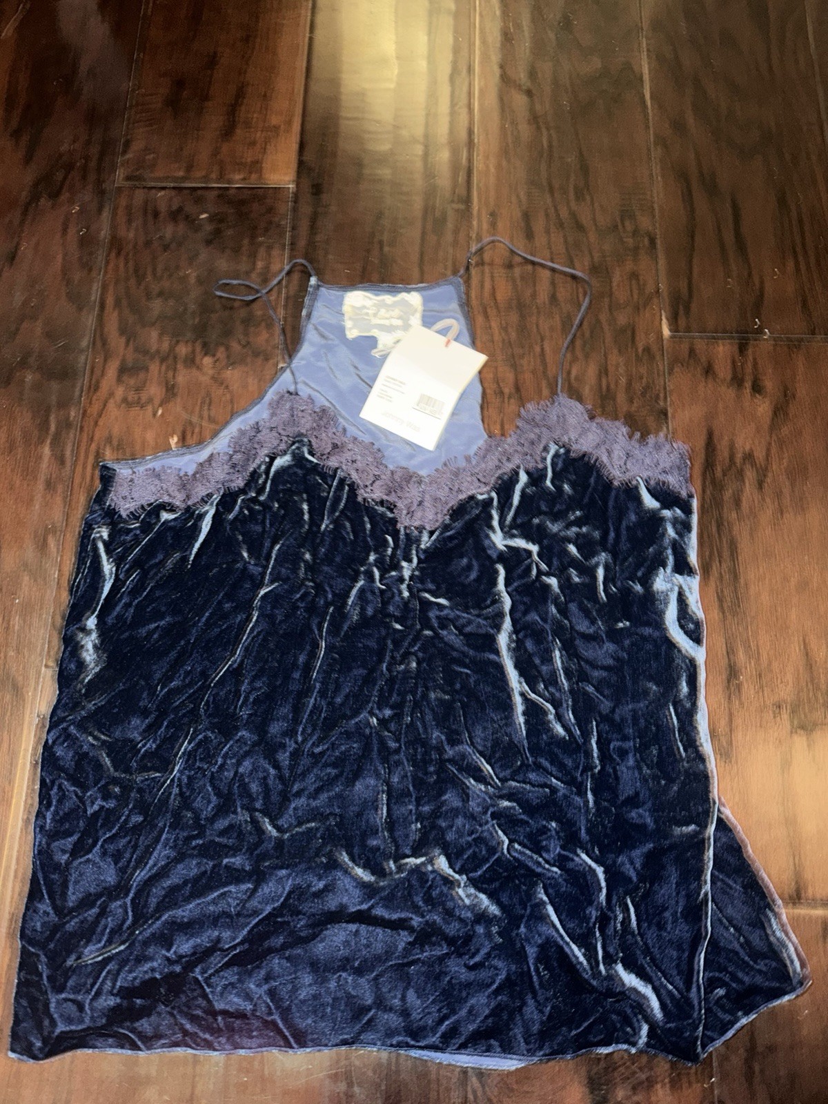 Love Johnny Was Meredith Velvet Cami Luxury Rayon Silk Cami XL