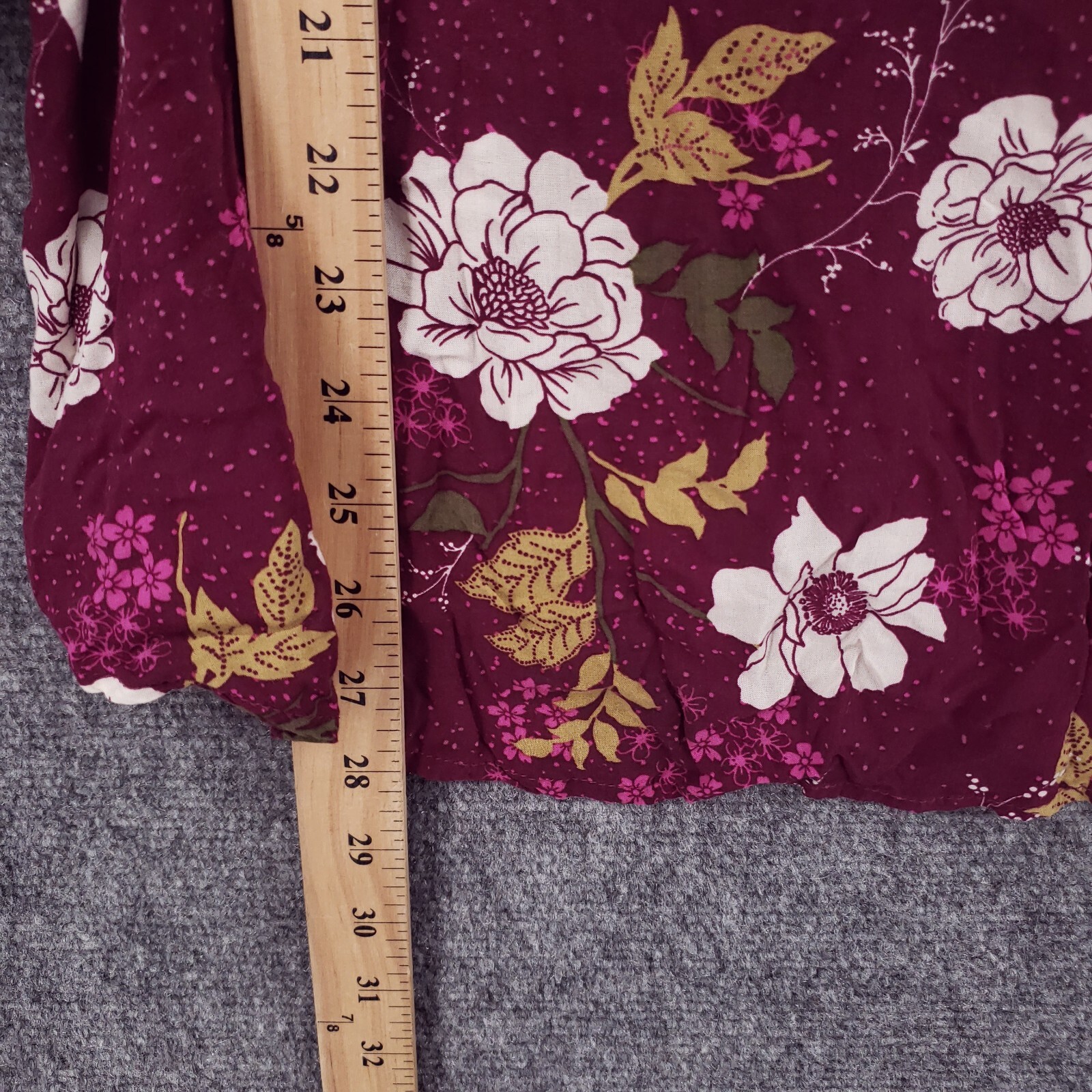 Torrid Top Womens 2 US 2X Plus Pink Challis Cold Shoulder Cami Floral Blouse