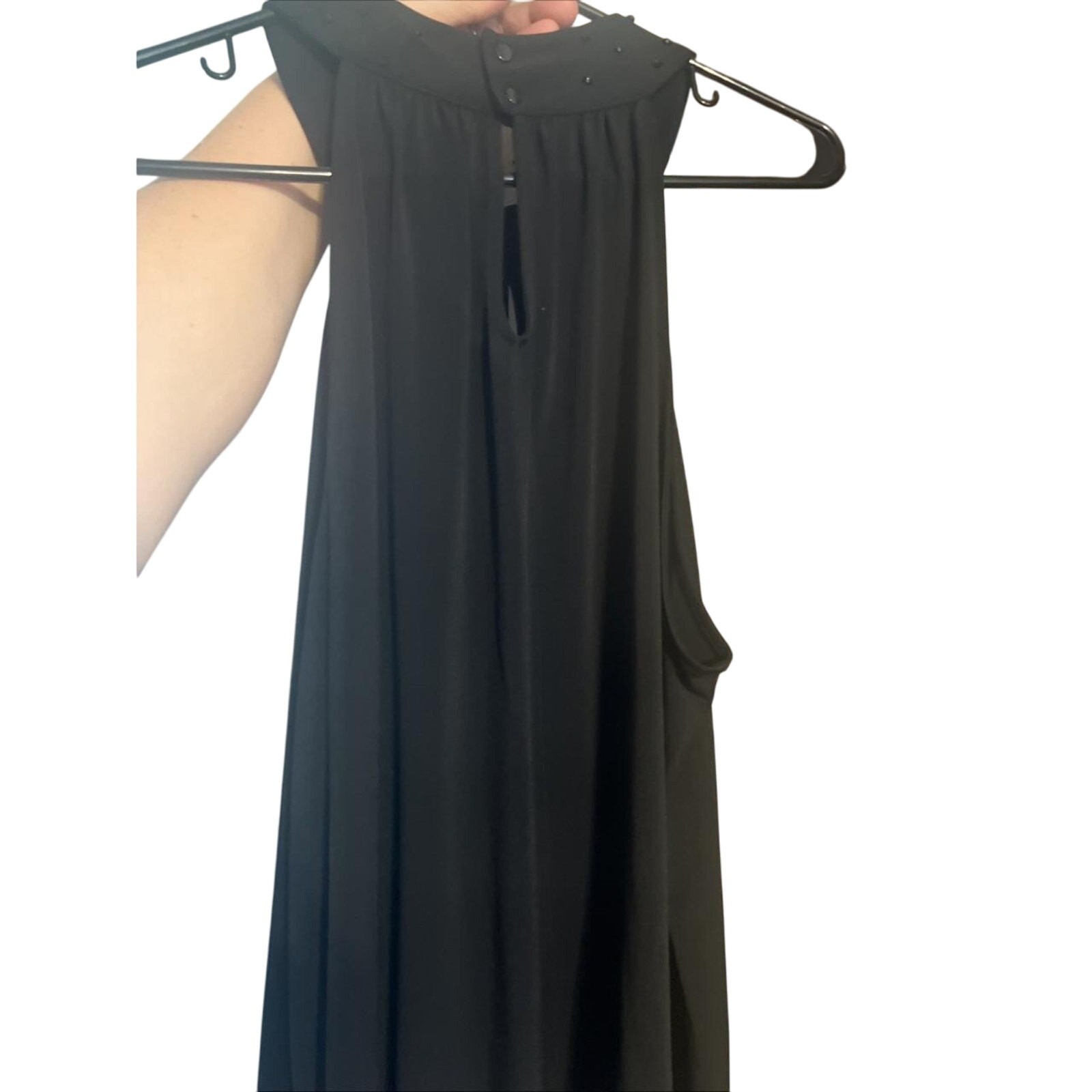 Lane Bryant Dress Black Halter Tank Top Boho Evening Club Bling Boho Club Evenin