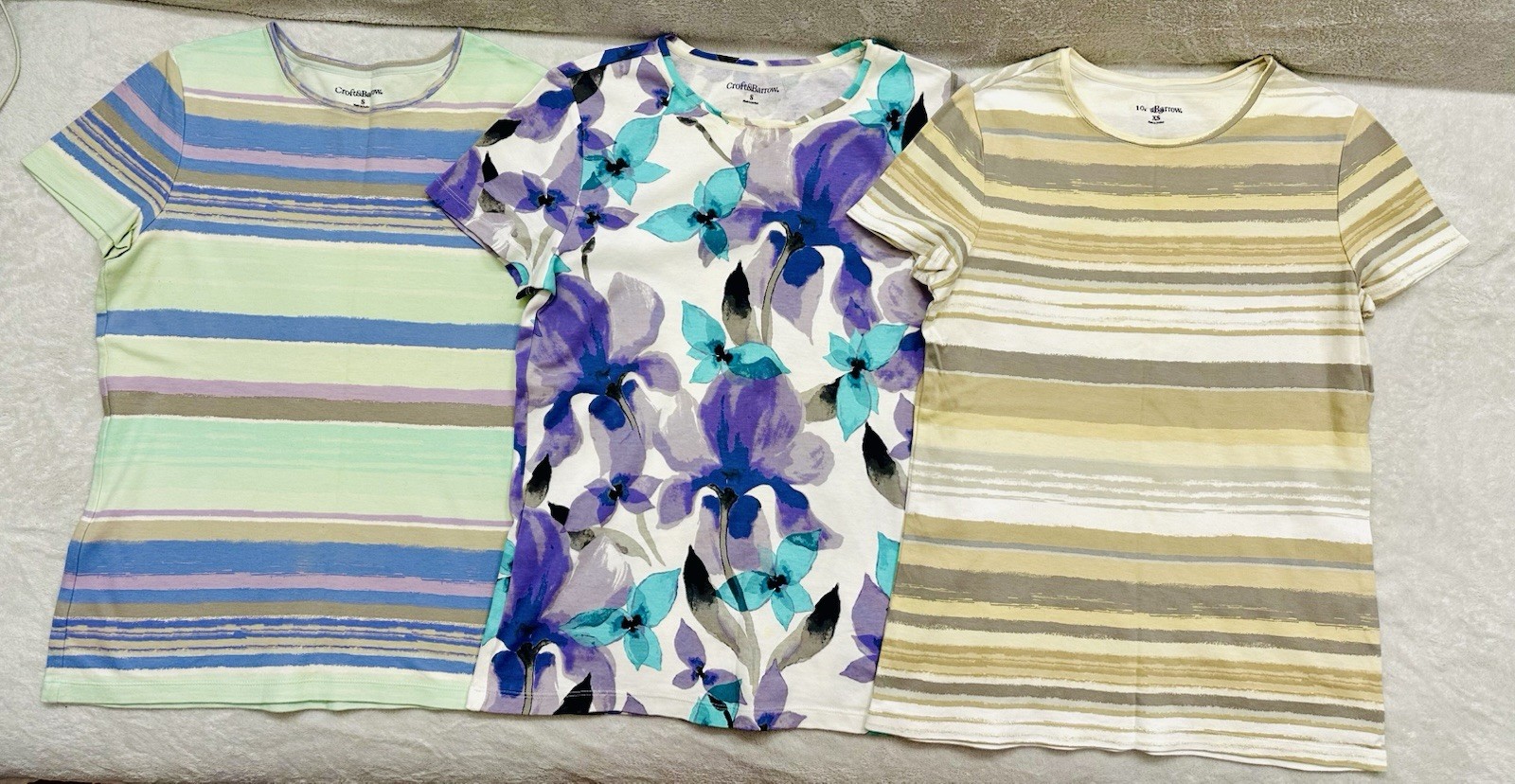 Women Lot Tops Size XS/S Craft & Barrow Cotton Excellent Condition