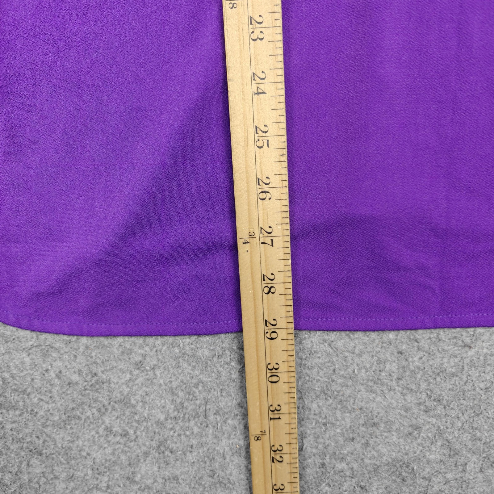 Lauren Ralph Lauren Shirt Womens Medium Purple Button Tunic Long Sleeve Top