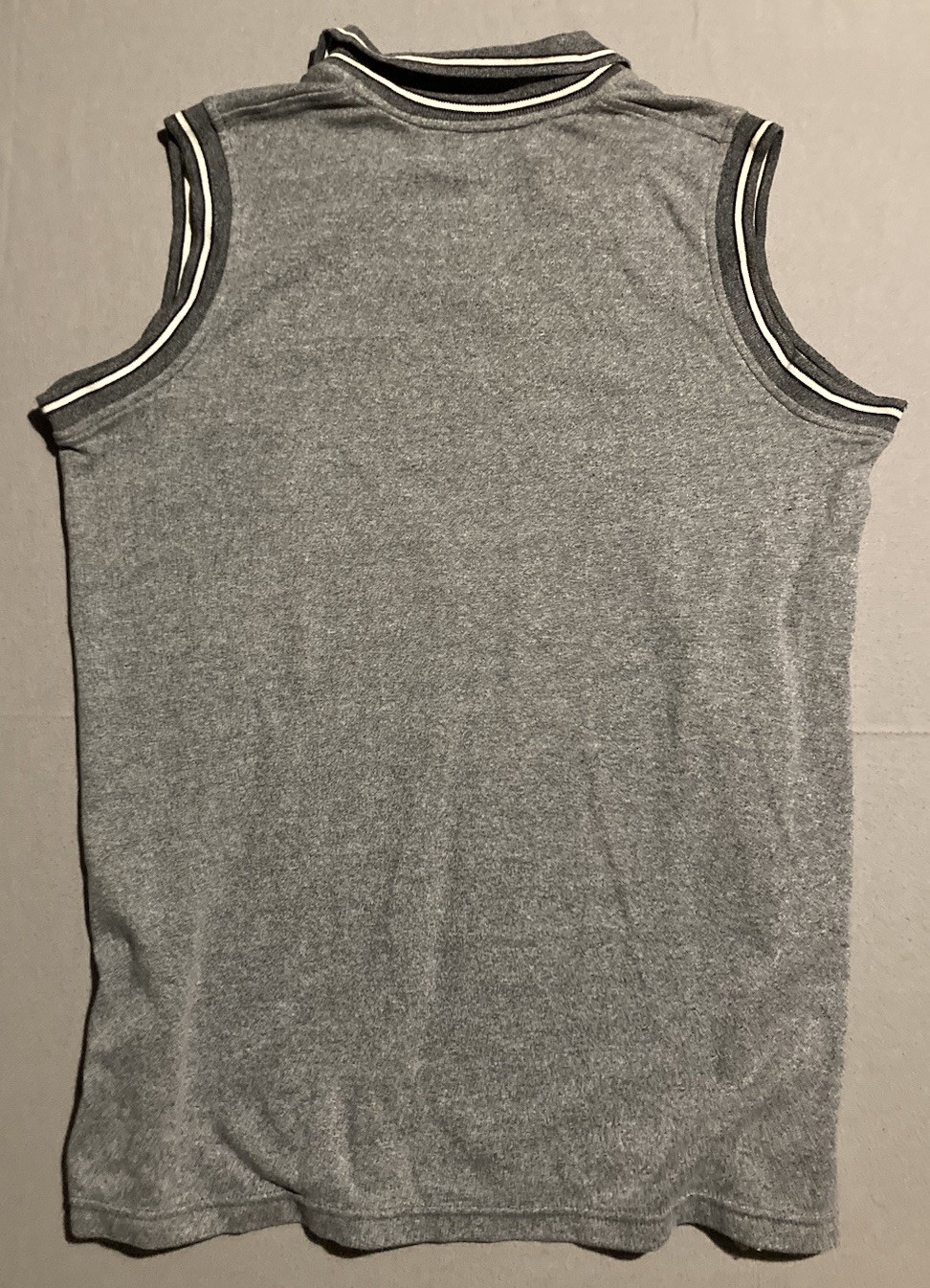 VTG CATALINA PULLOVER VEST WOMENS LARGE Gray Workwear Church Golf Sports Classic