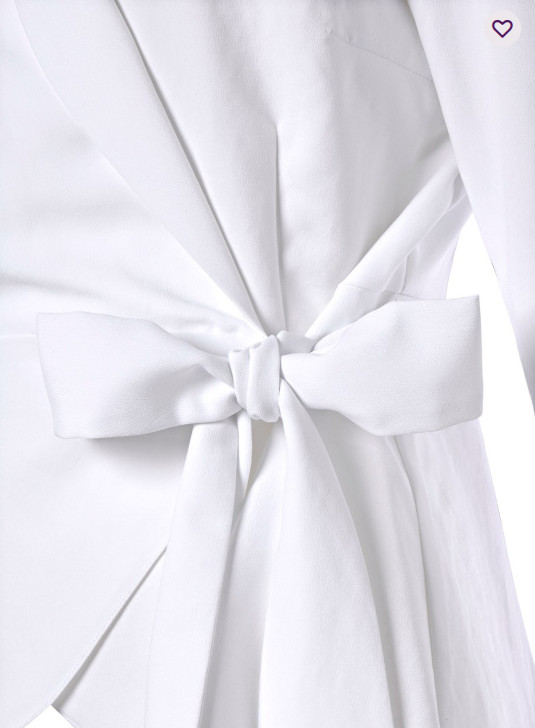 Lapel Wrap Blouse