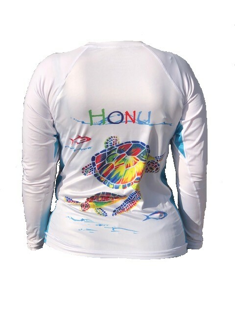 Sea Turtle Shirt SPF 50 Moisture Wicking Turtle Shirt