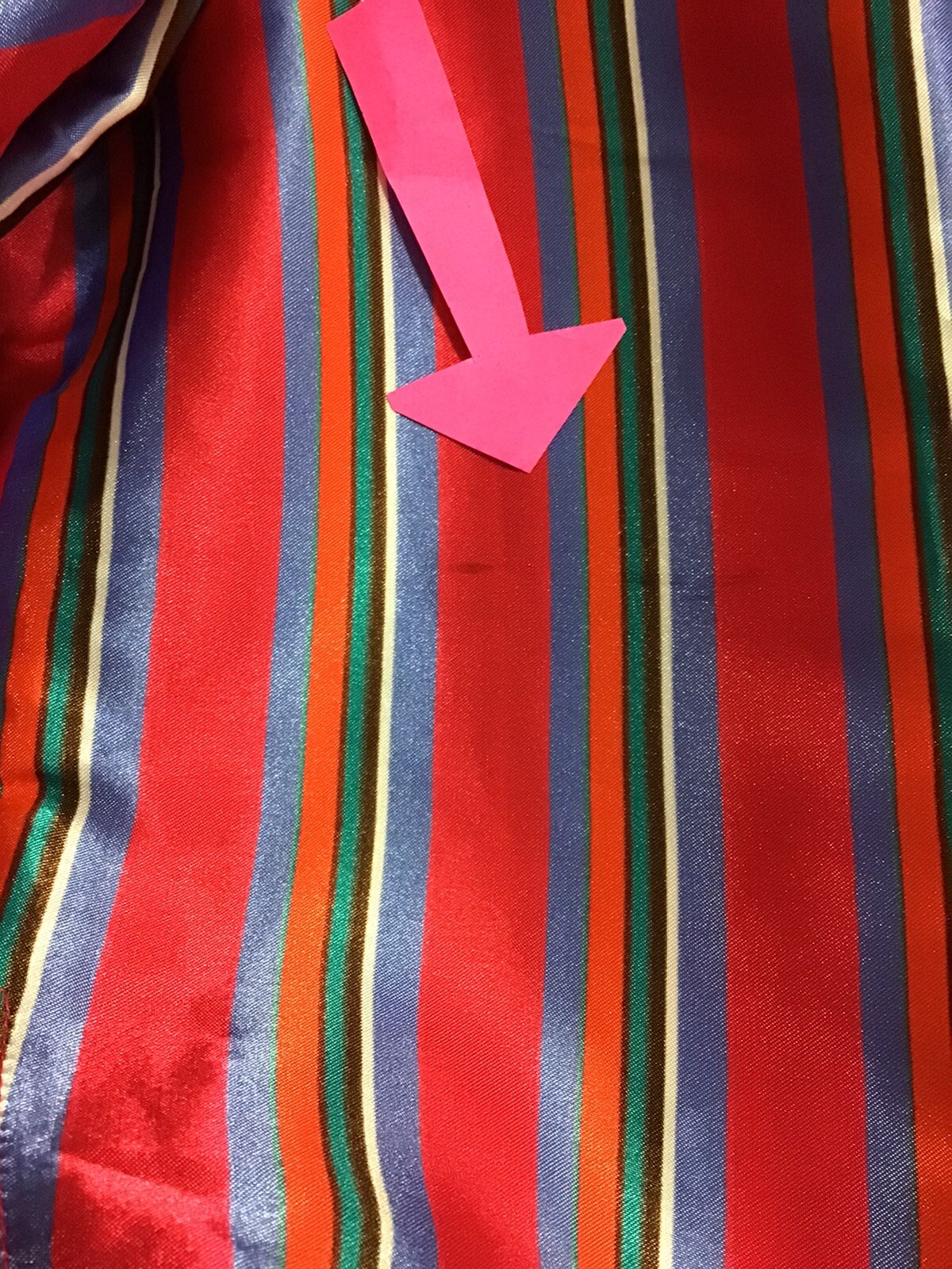 Connie Howard Retro VTG Blouse Satin Stripes Long Sleeve 60’s 70’s Shirt 10 L