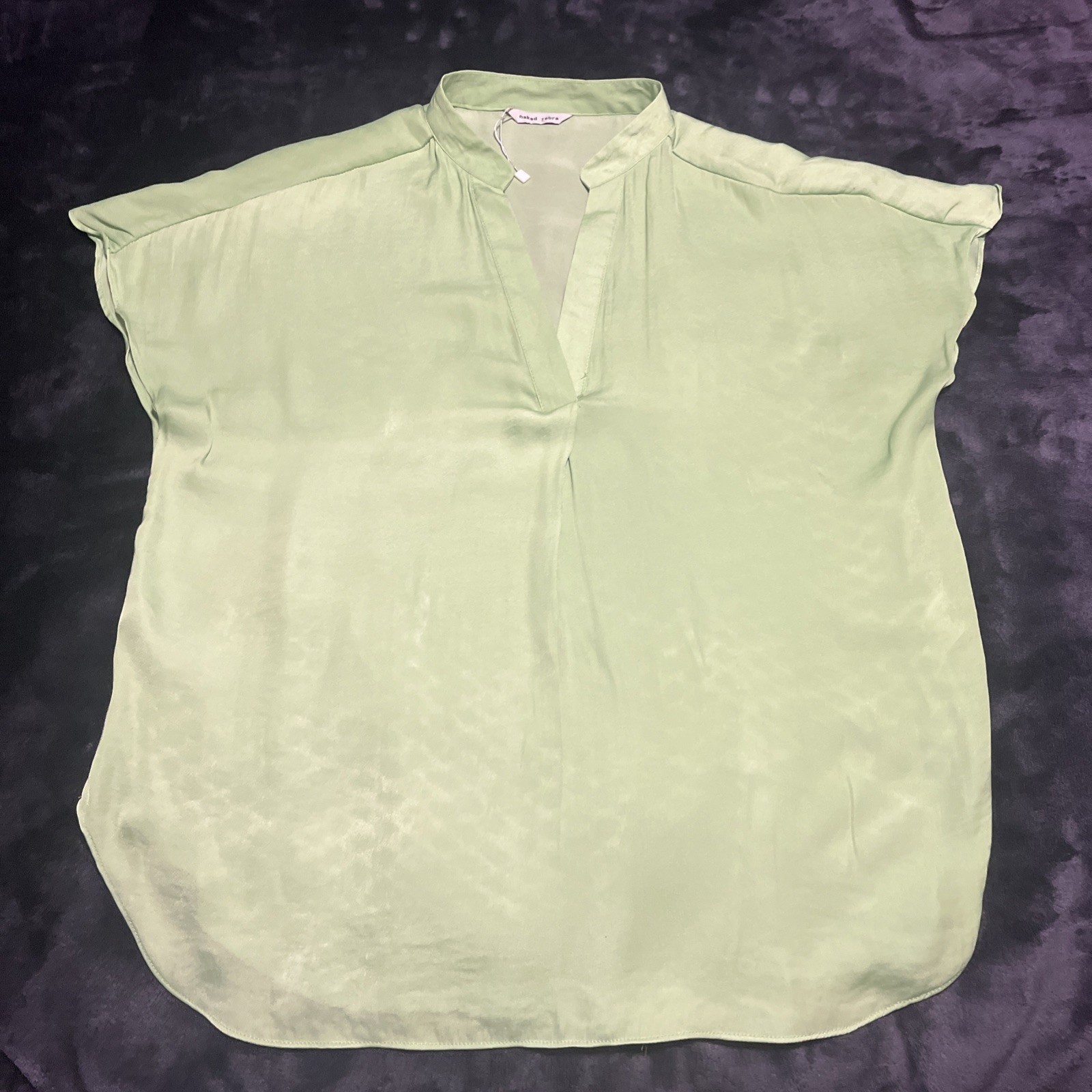 Naked Zebra Women’s Green Blouse Size 8