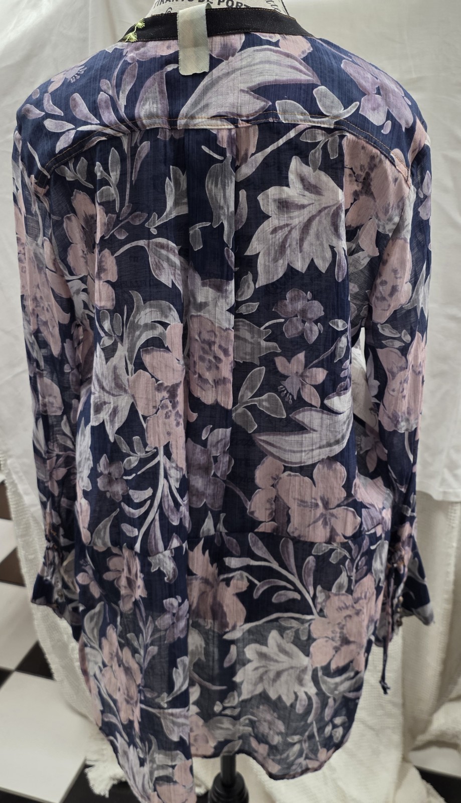 Arrata Silent Journey Floral Tunic XL Top Womens NWOT