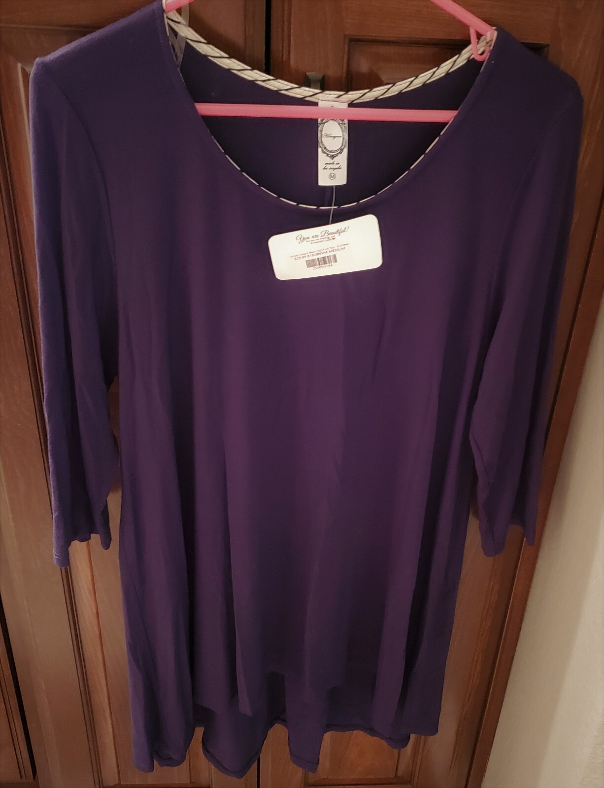 NWT – Honeyme Medium (M) Navy Simply Unique High/Low Top Rayon/Spandex