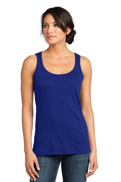 District Made® – Ladies Modal Blend Tank DM481